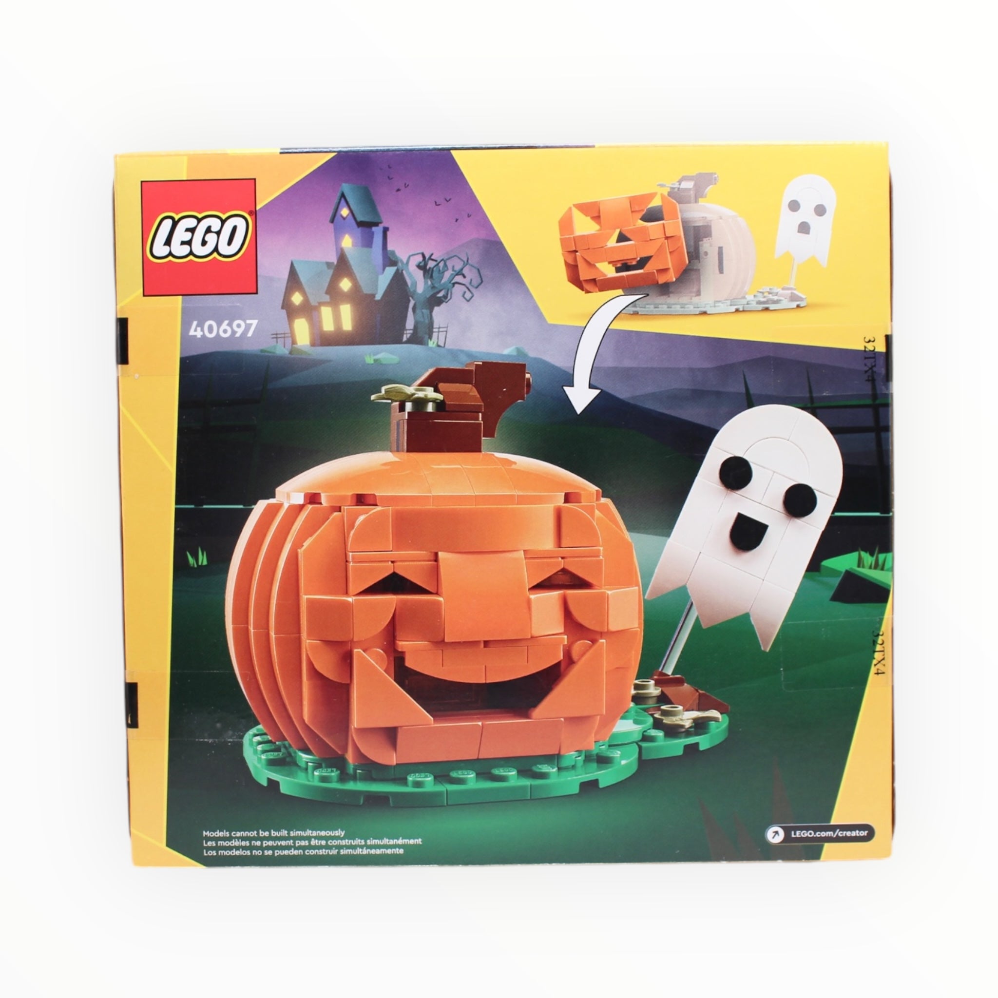 Retired Set 40697 Creator Halloween Pumpkin