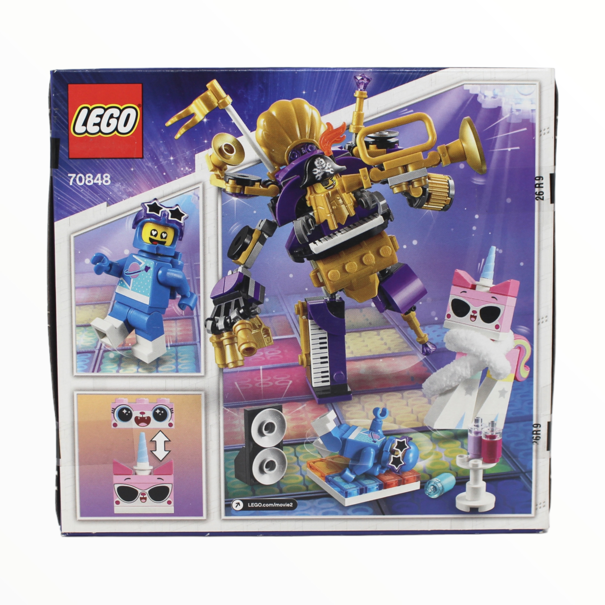 Retired Set 70848 The LEGO Movie 2 Systar Party Crew