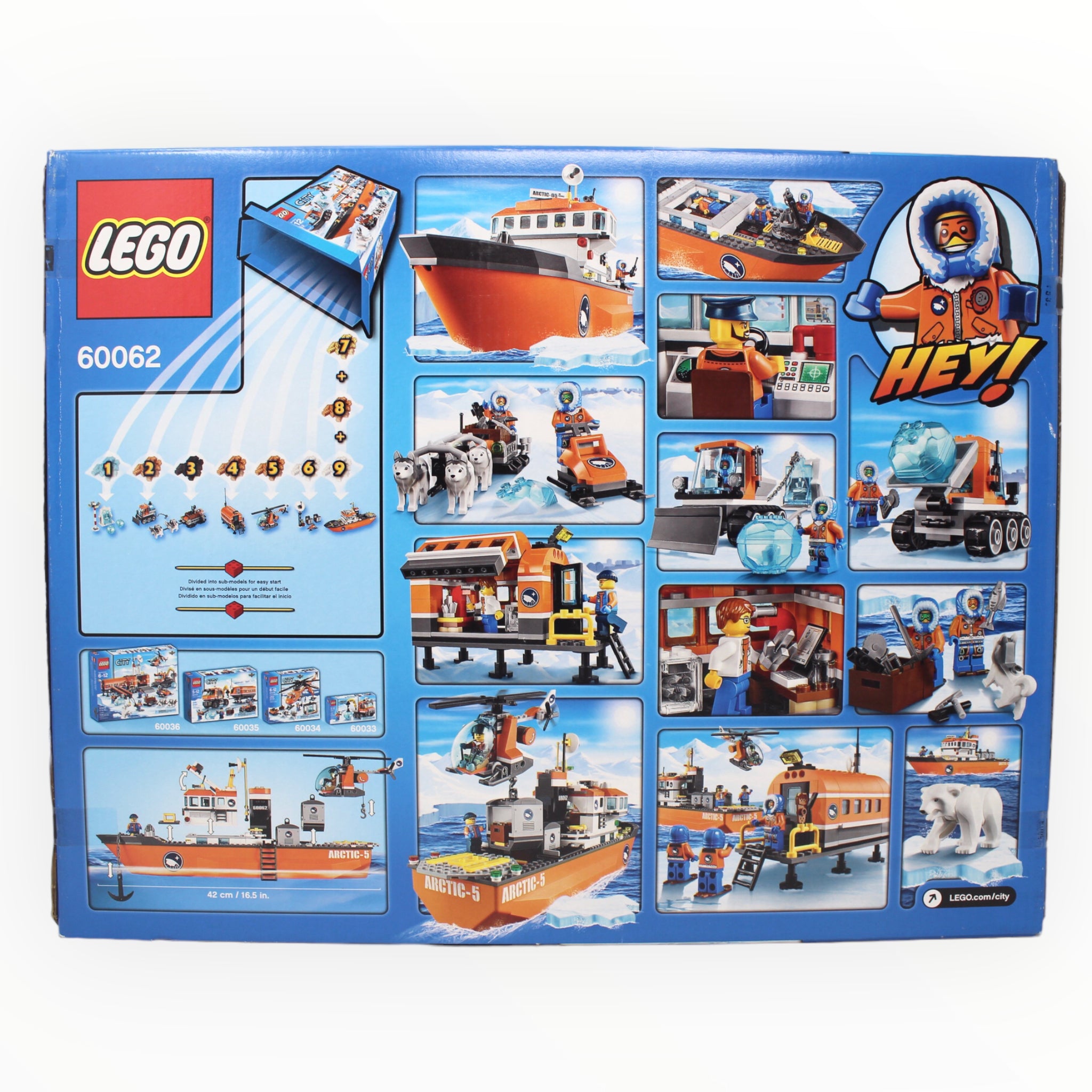 Retired Set 60062 City Arctic Icebreaker