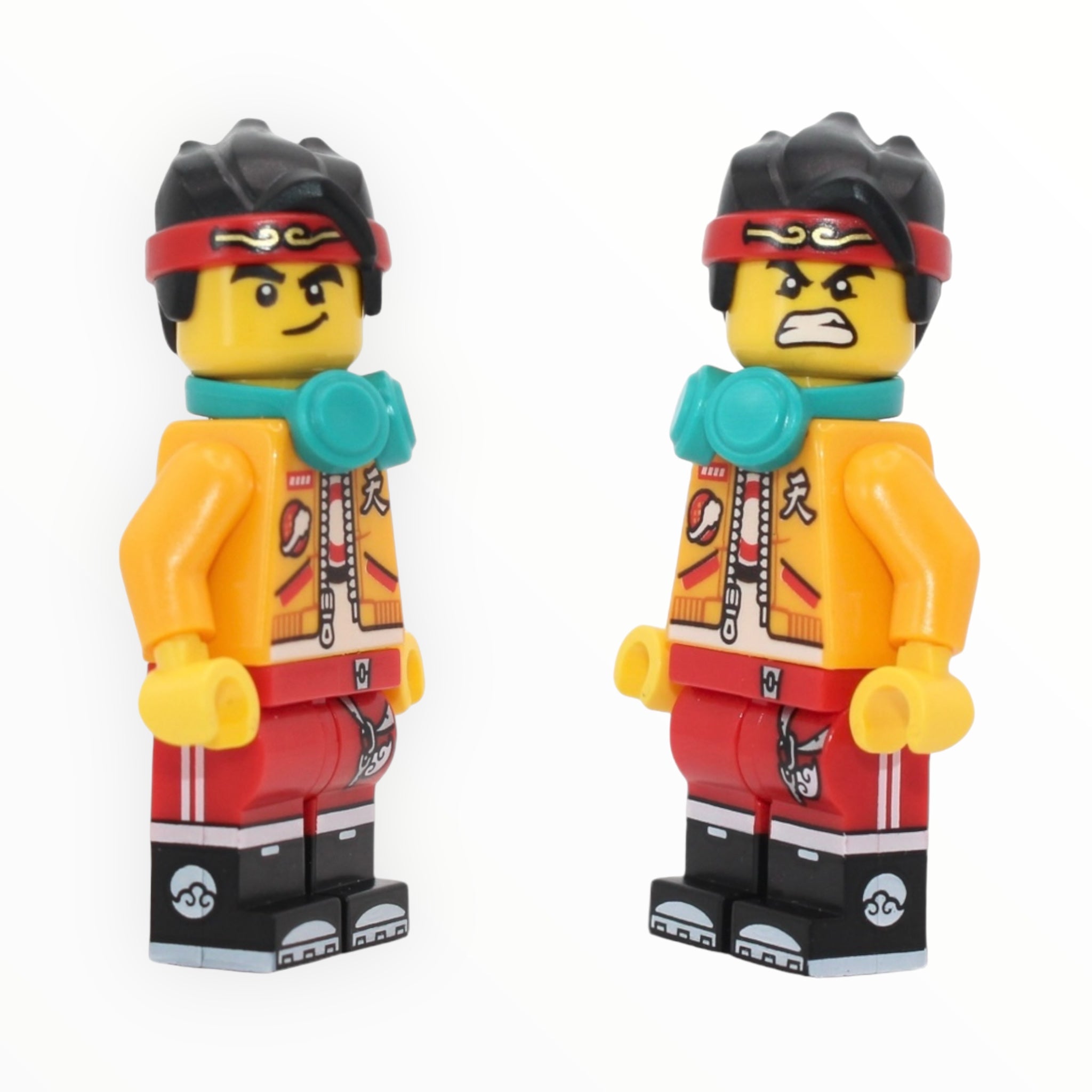 Monkie Kid (jacket, headphones, smirk / angry)