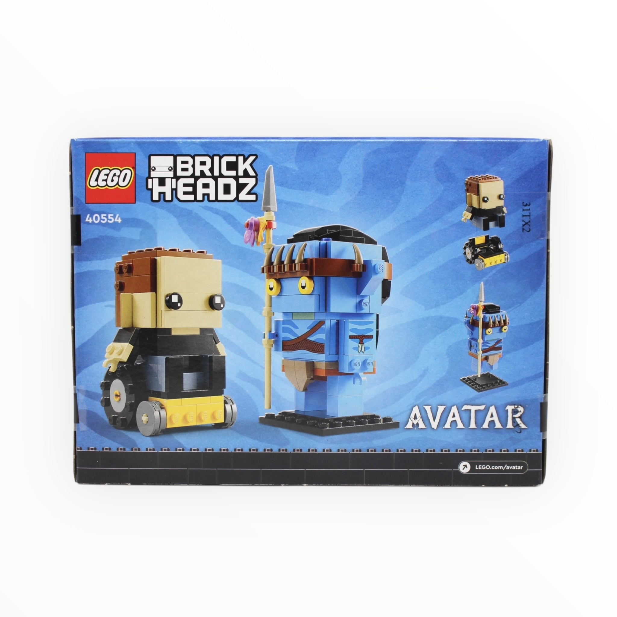 Retired Set 40554 Avatar BrickHeadz Jake Sully & his Avatar
