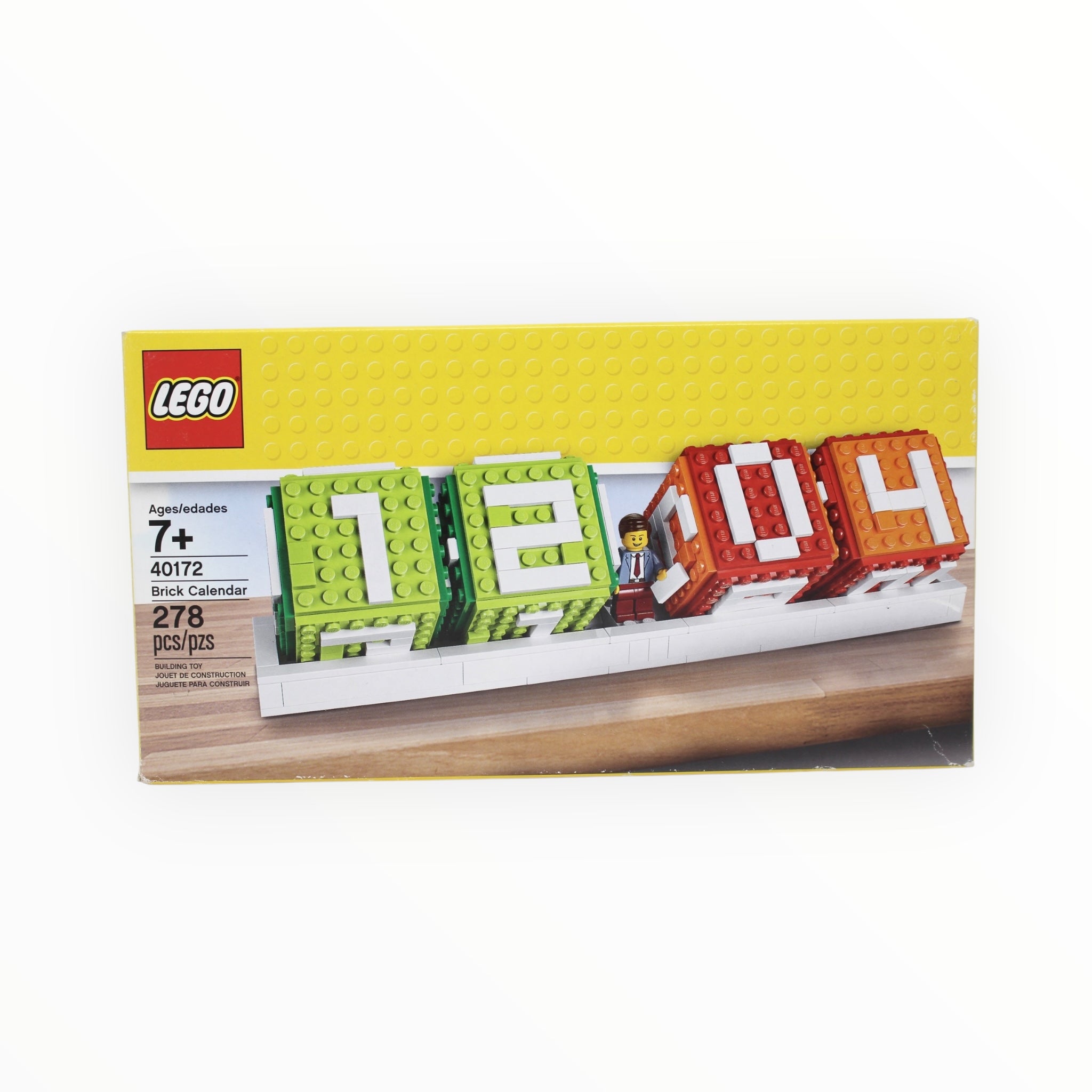 Certified Used Set 40172 LEGO Brick Calendar (open box, sealed bags)