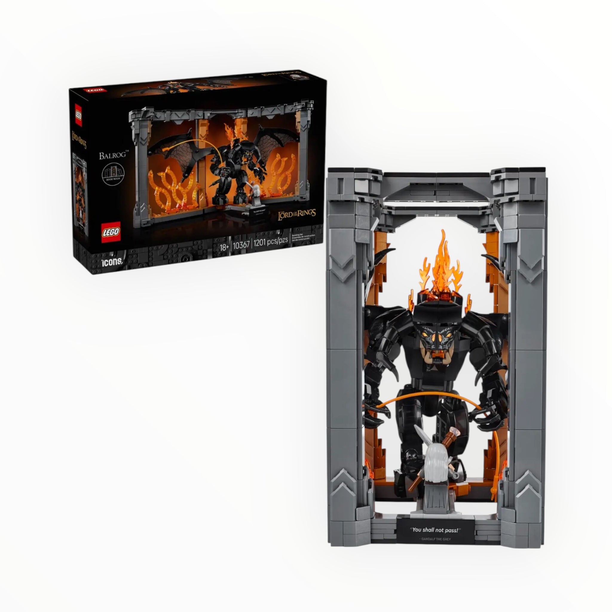 10367 The Lord of the Rings: Balrog Book Nook