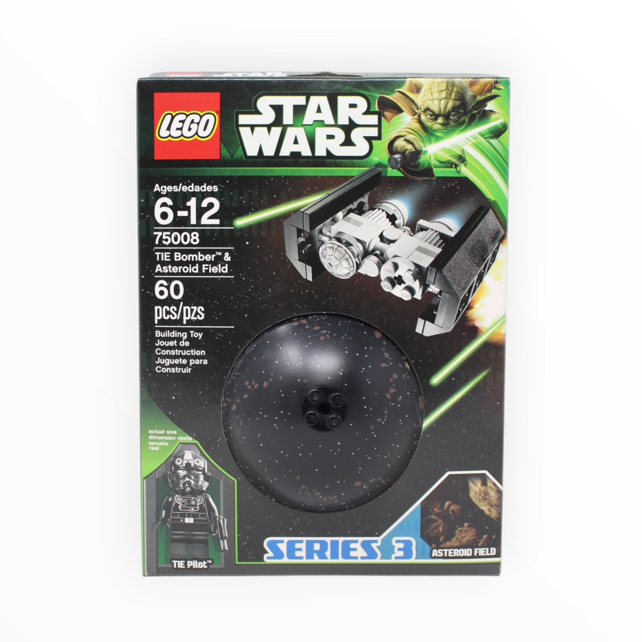 Retired Set 75008 Star Wars TIE Bomber & Asteroid Field