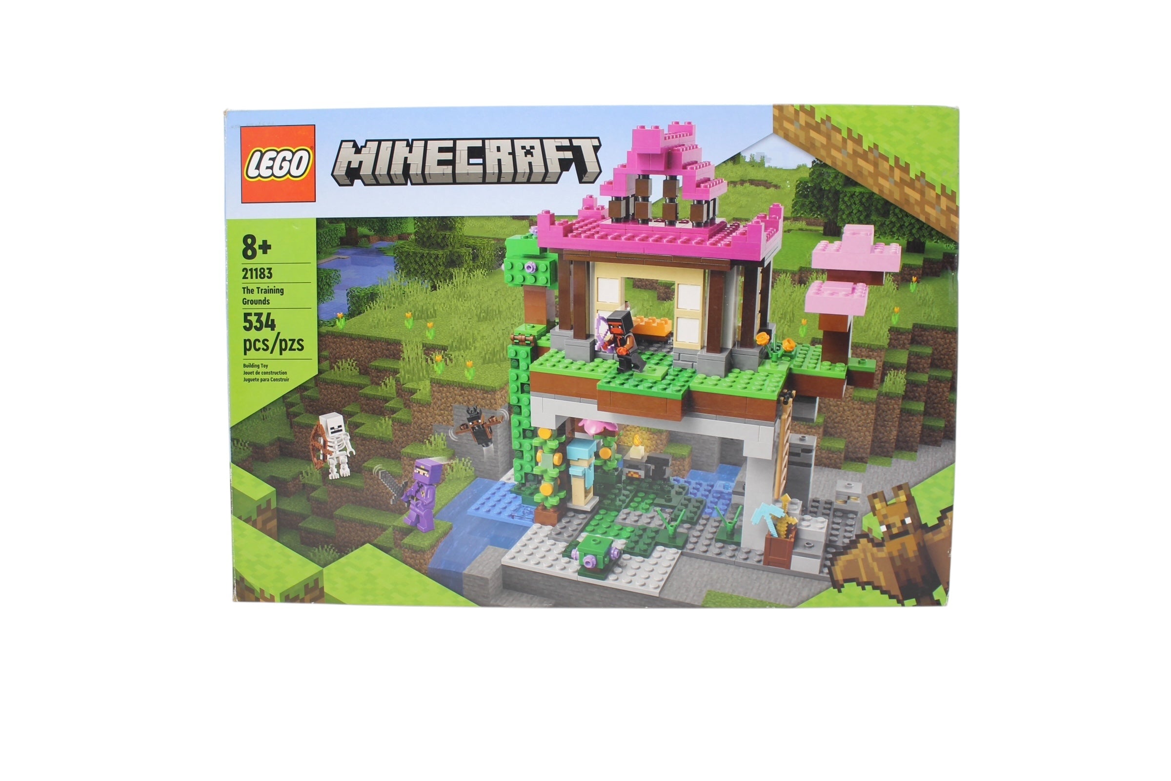 Certified Used Set 21183 Minecraft The Training Grounds