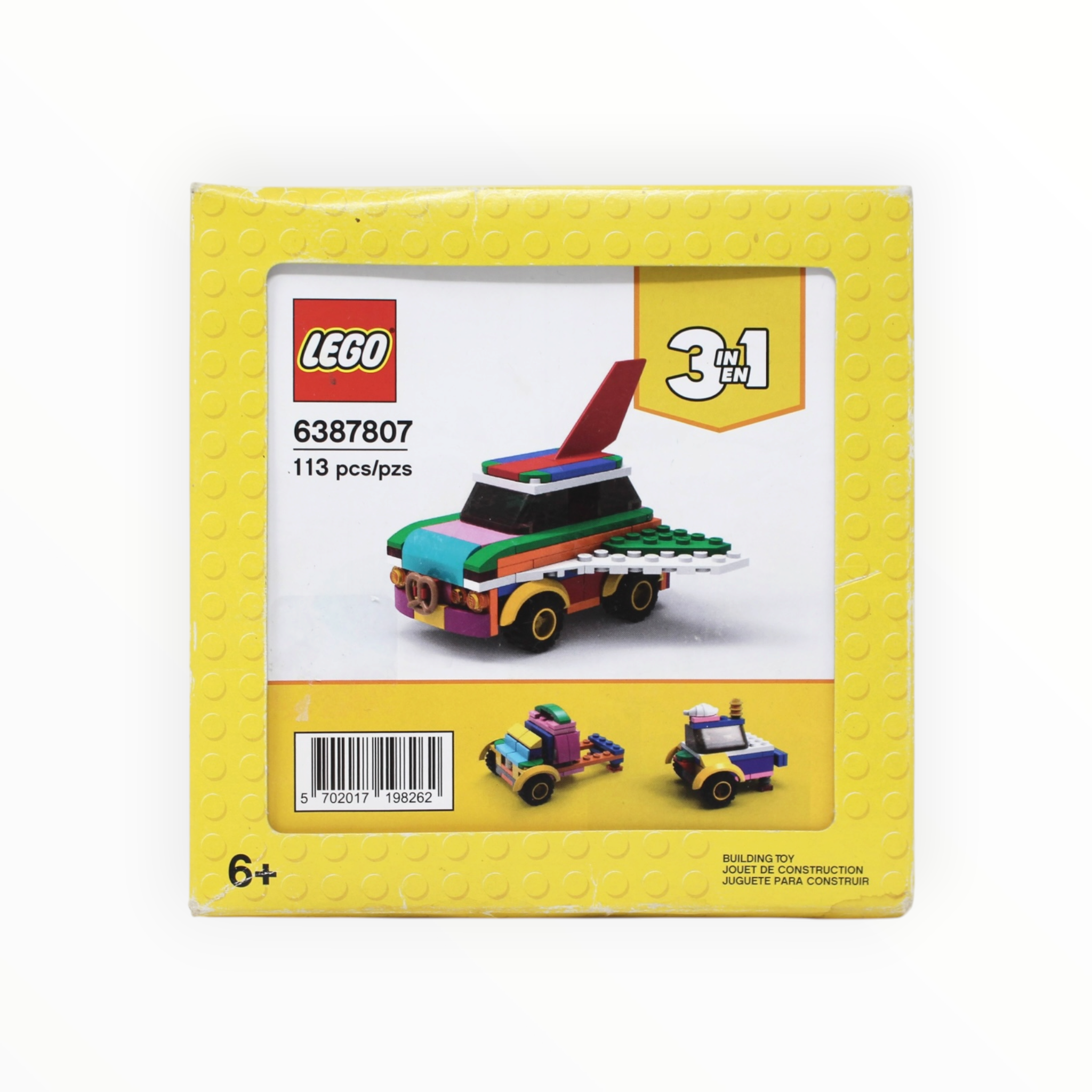 Retired Set 6387807 LEGO Rebuildable Flying Car (some box damage)