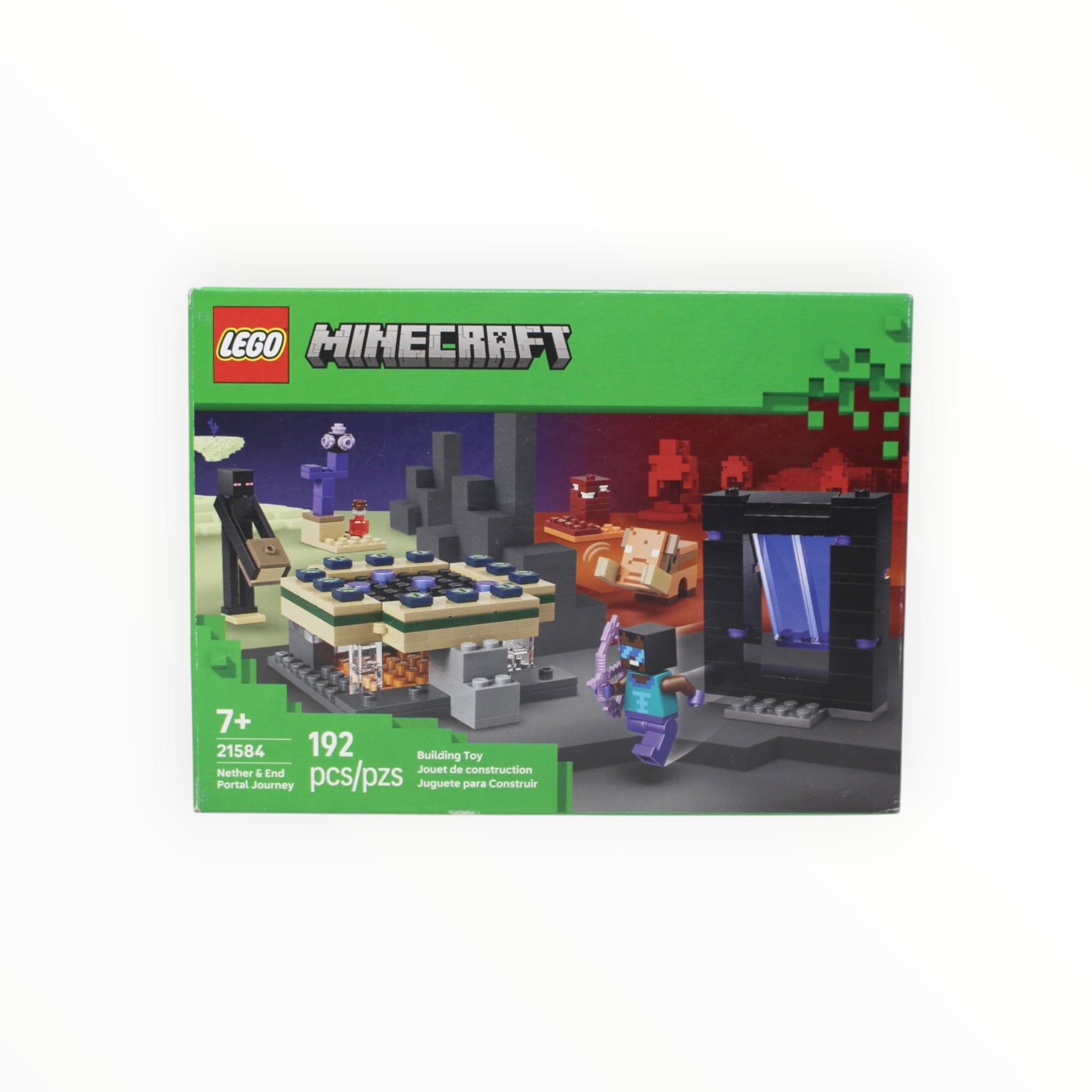 Certified Used Set 21584 Minecraft Nether & End Portal Journey