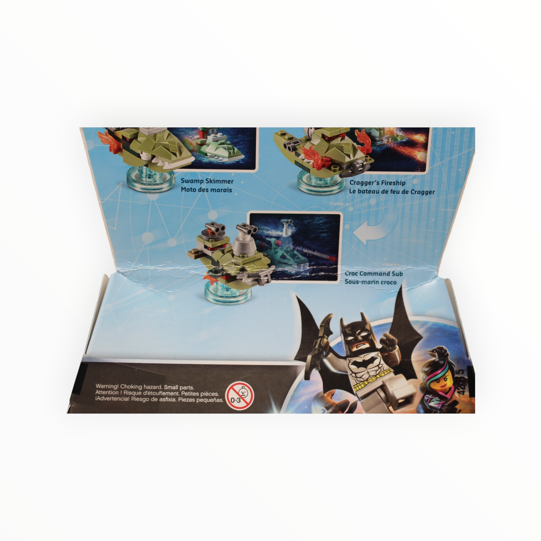 Retired Set 71223 Dimensions Fun Pack - Legends of Chima (Cragger and Swamp Skimmer) (damaged box)