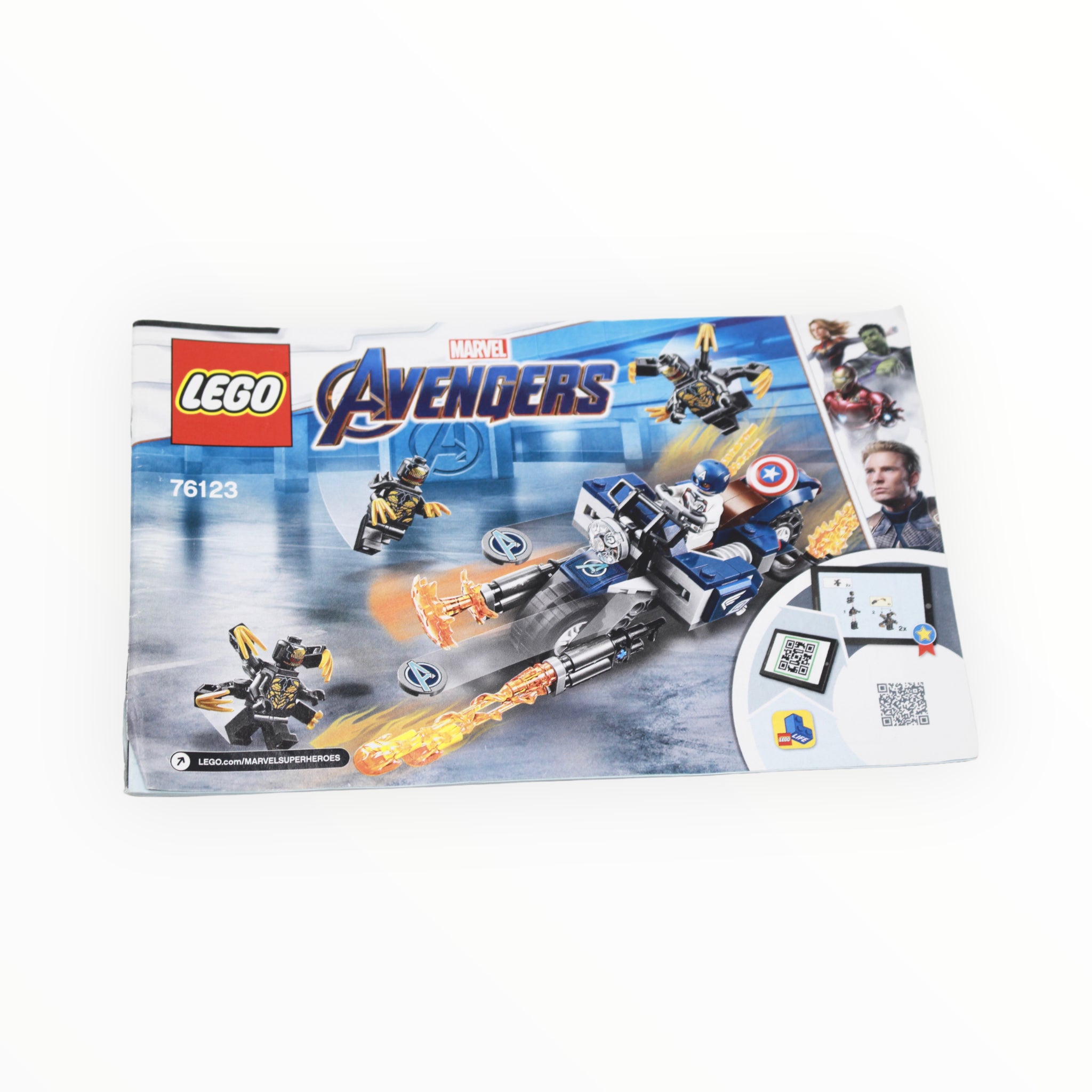 Used Set 76123 Marvel Avengers Captain America: Outriders Attack
