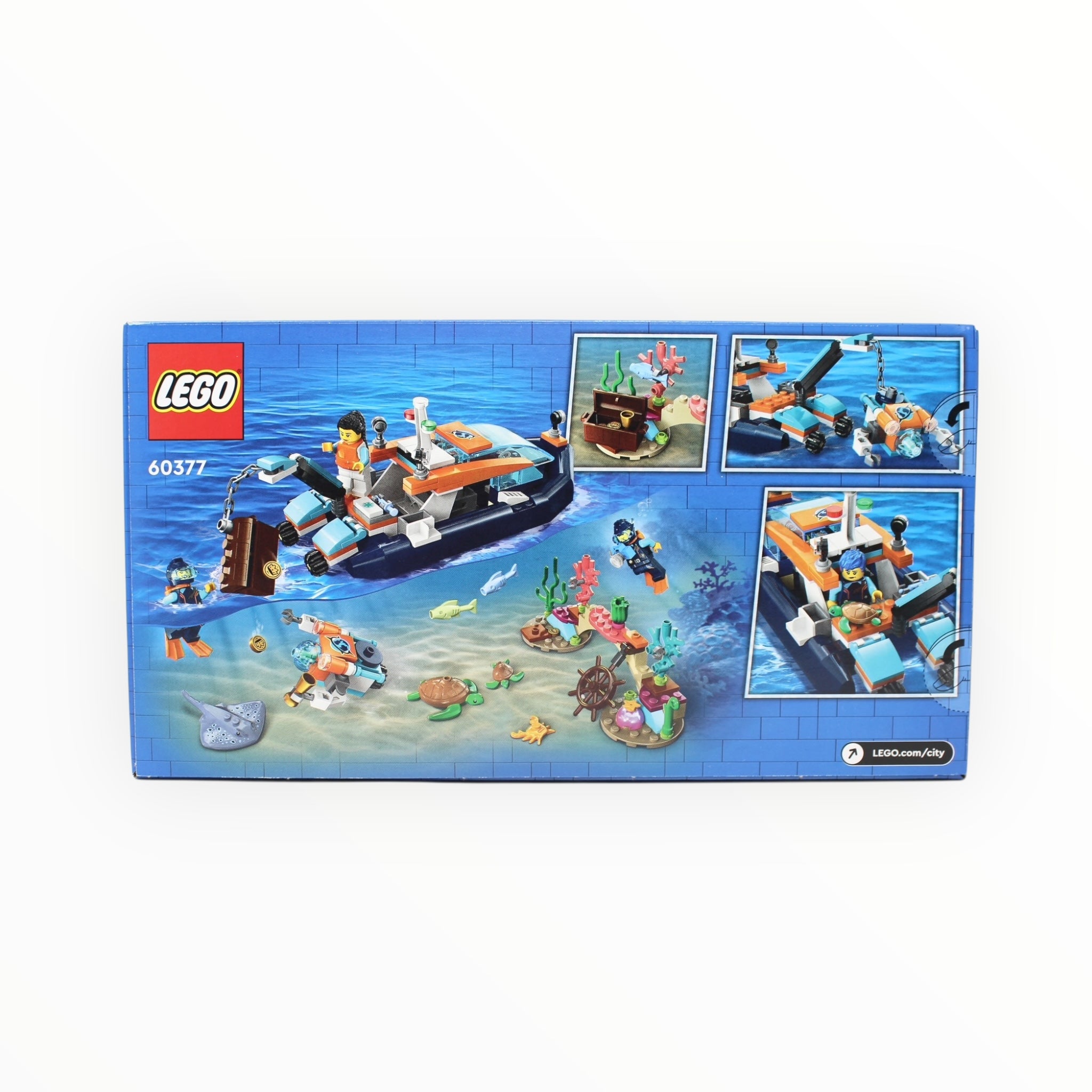 Retired Set 60377 City Explorer Diving Boat