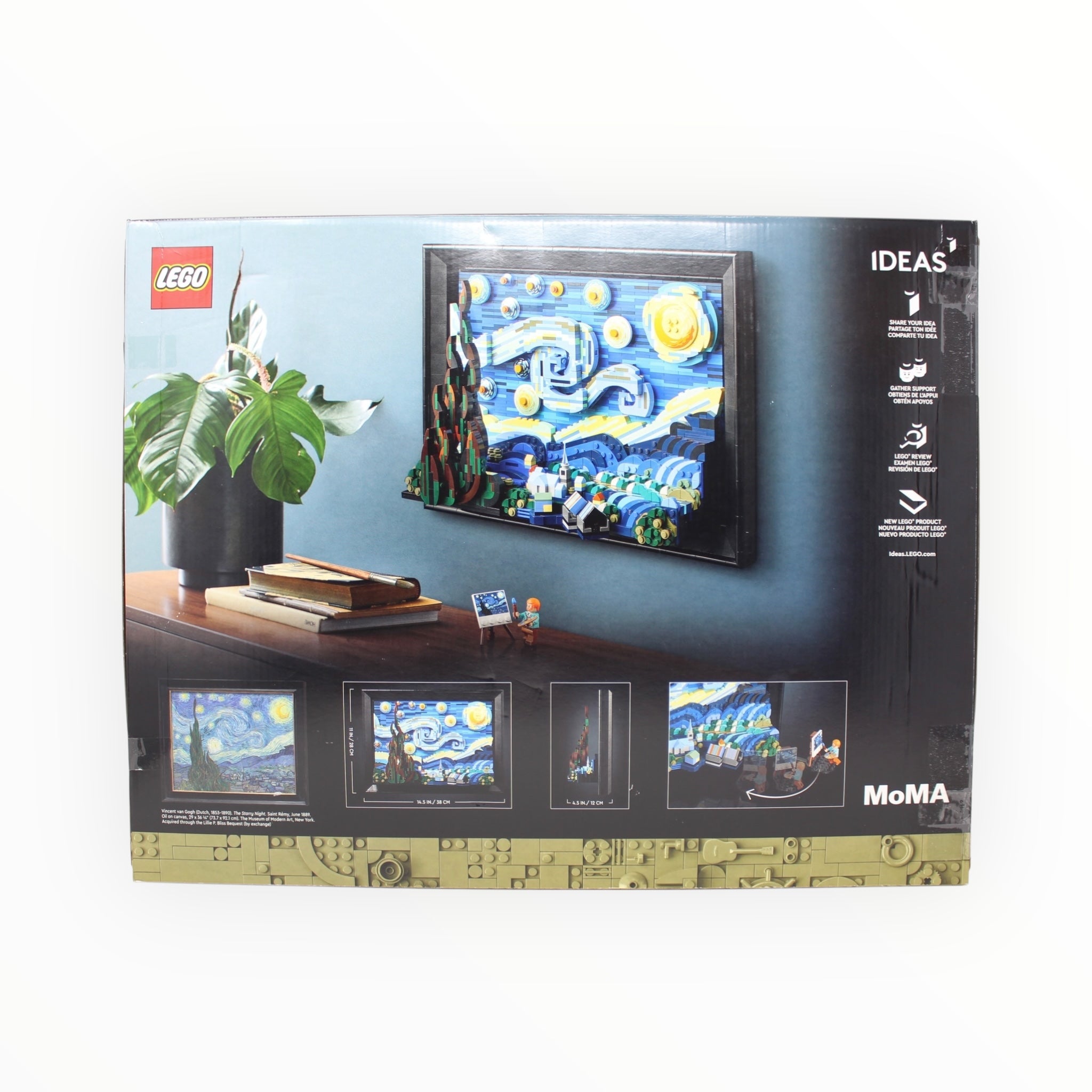 Certified Used Set 21333 LEGO Ideas Vincent van Gogh - The Starry Night (open box, sealed bags)