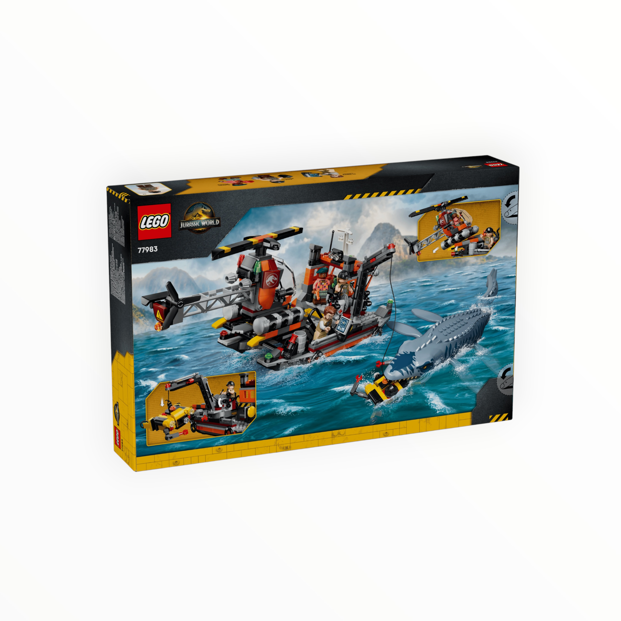 77983 Jurassic World Mosasaurus Dinosaur Boat Attack