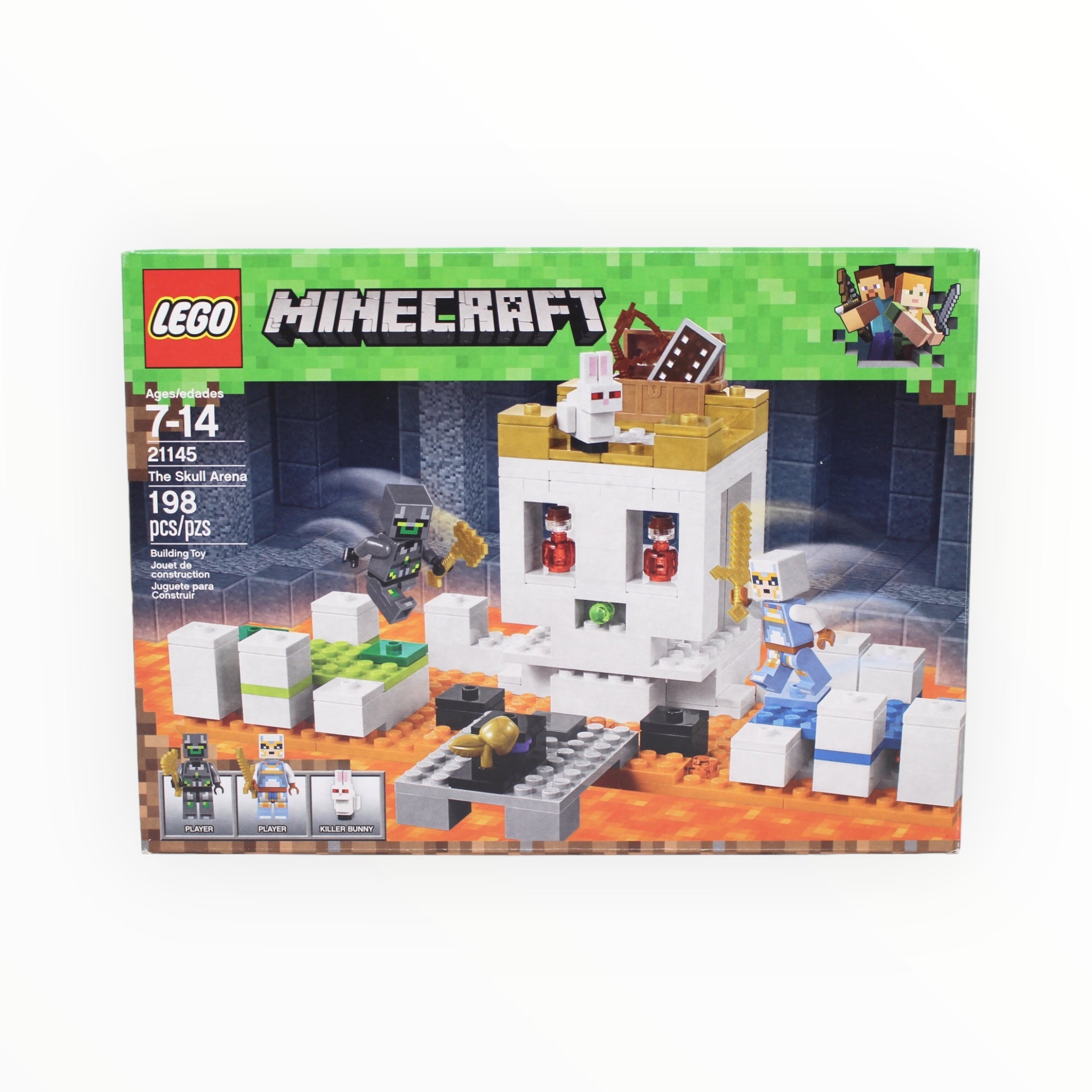 Certified Used Set 21145 Minecraft The Skull Arena