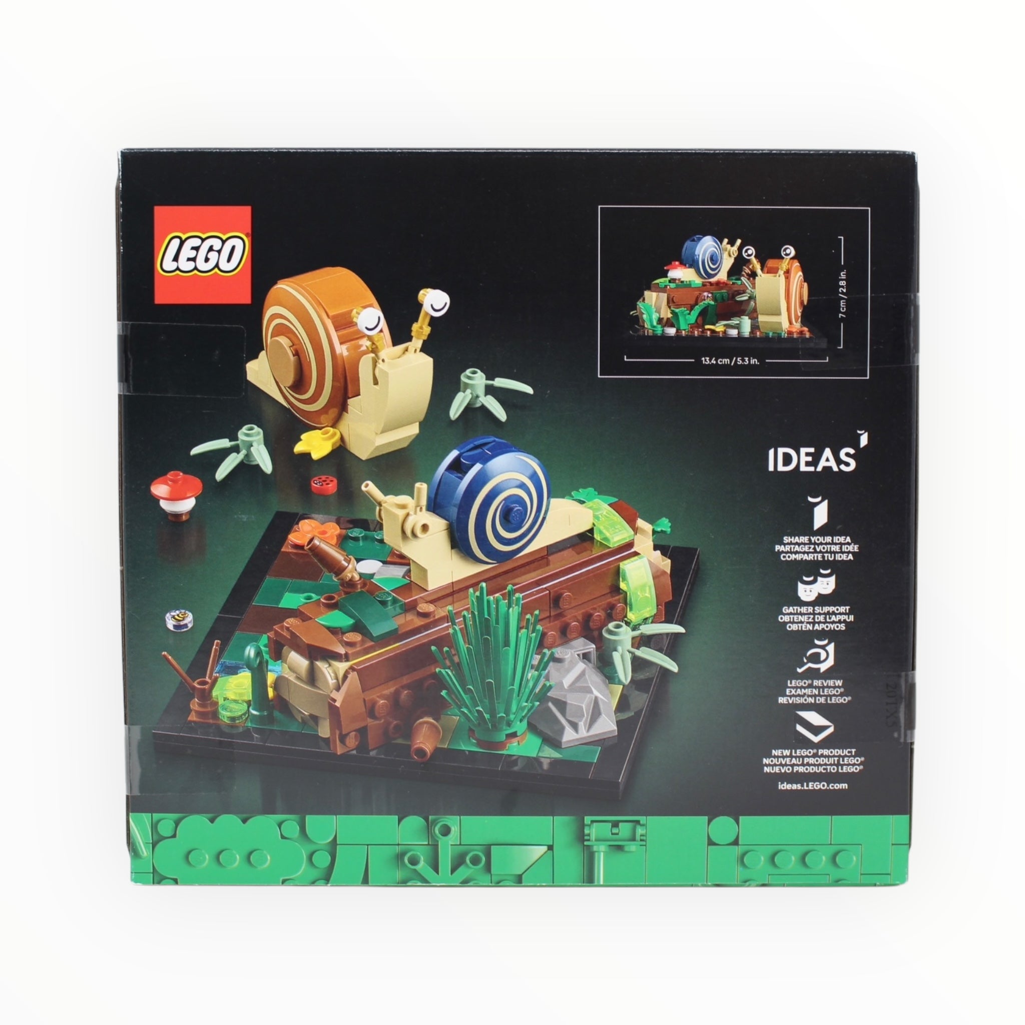 Retired Set 40788 LEGO Ideas Friendly Snails