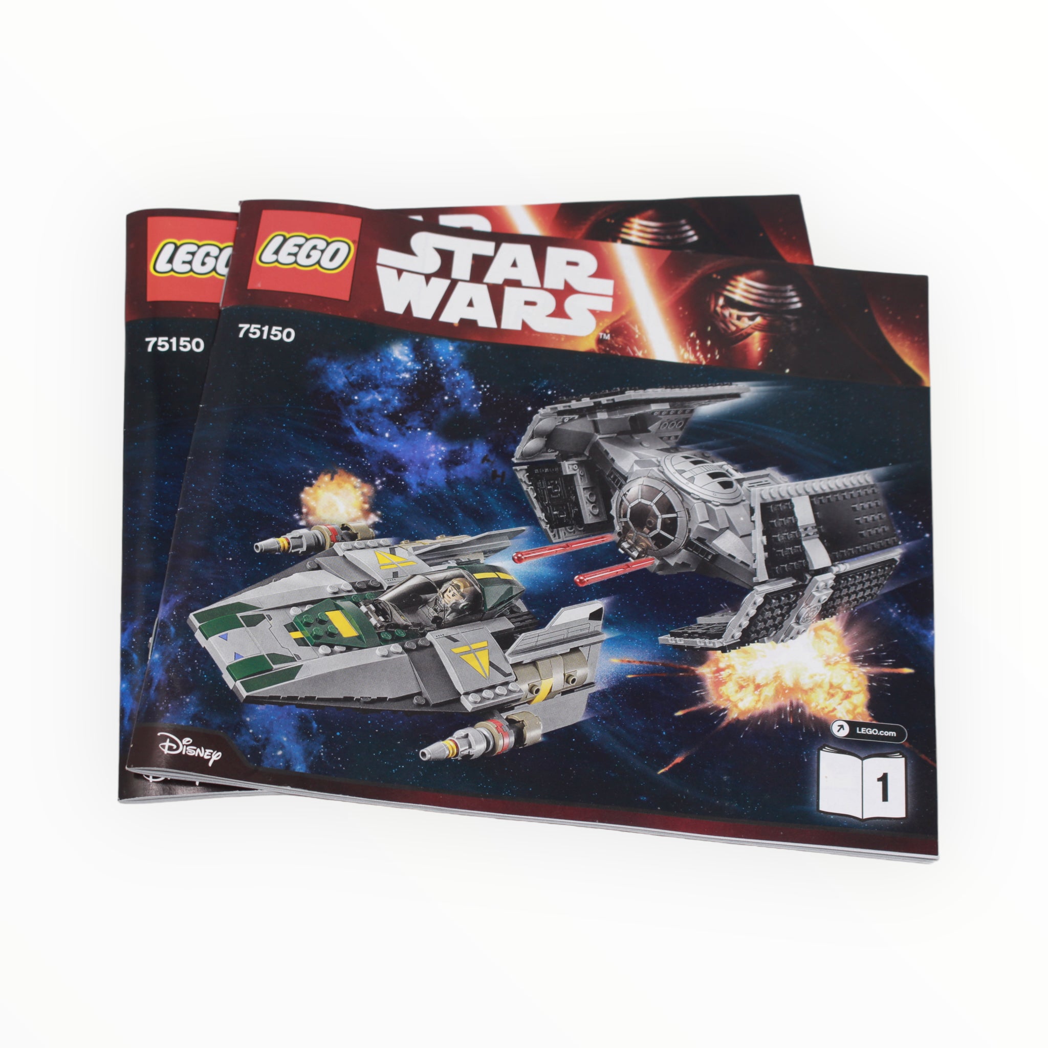 Used Set 75150 Star Wars TIE Advanced vs A-Wing