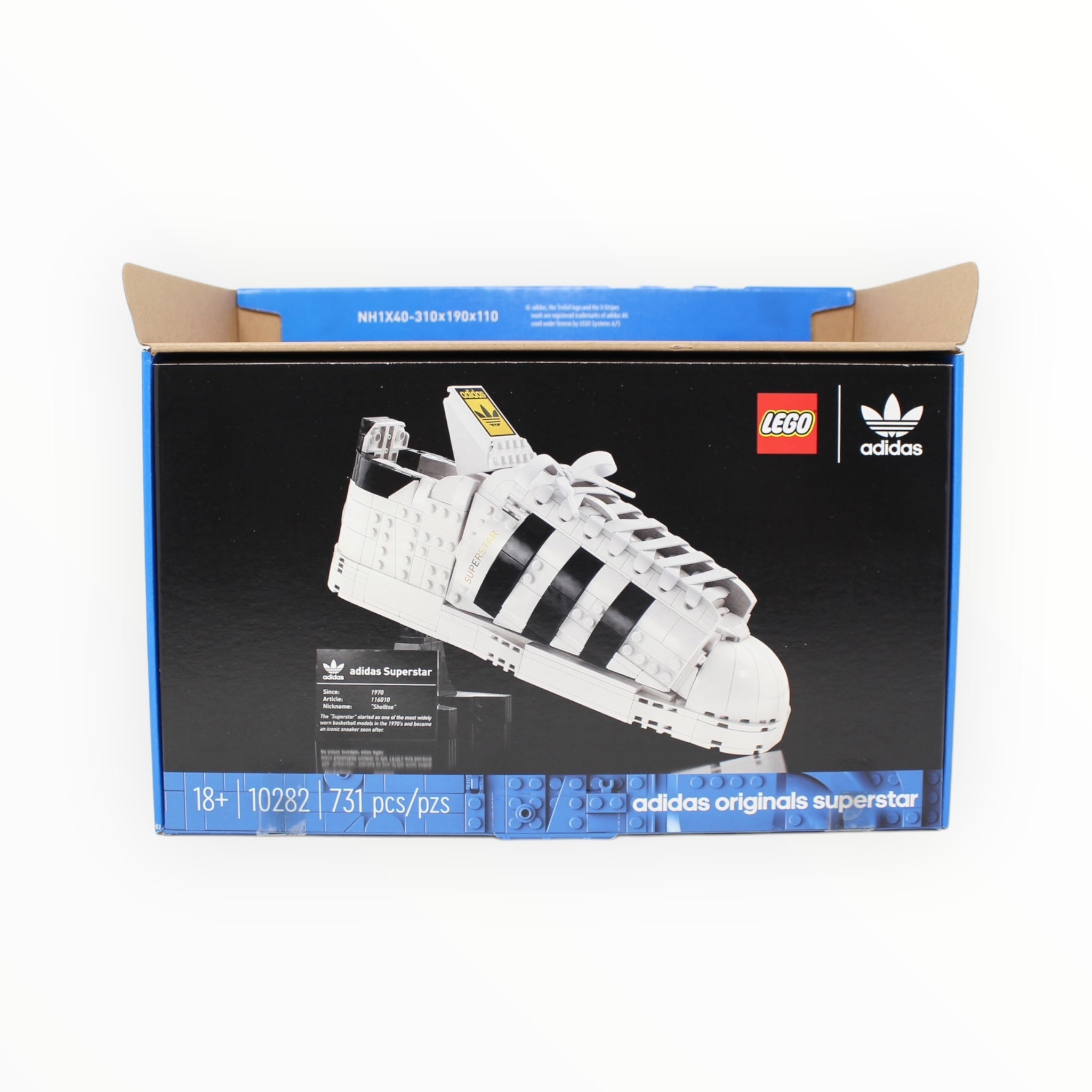 Certified Used Set 10282 LEGO Adidas Originals Superstar (open box, se