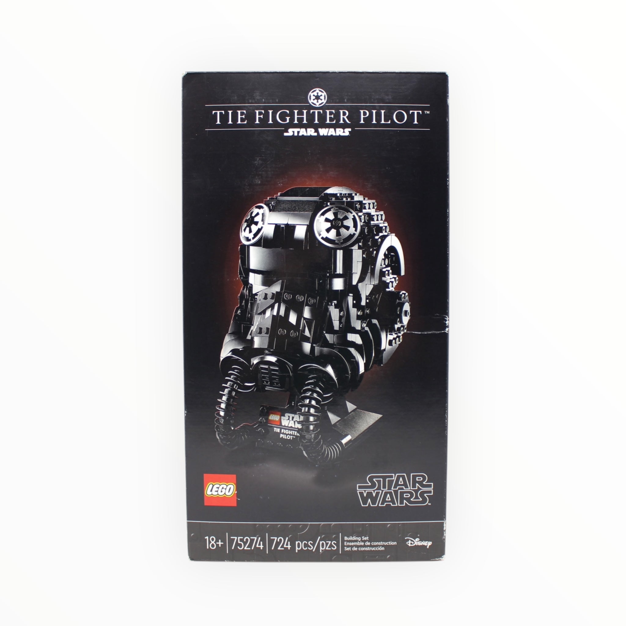Retired Set 75274 Star Wars TIE Fighter Pilot Helmet (damaged box)