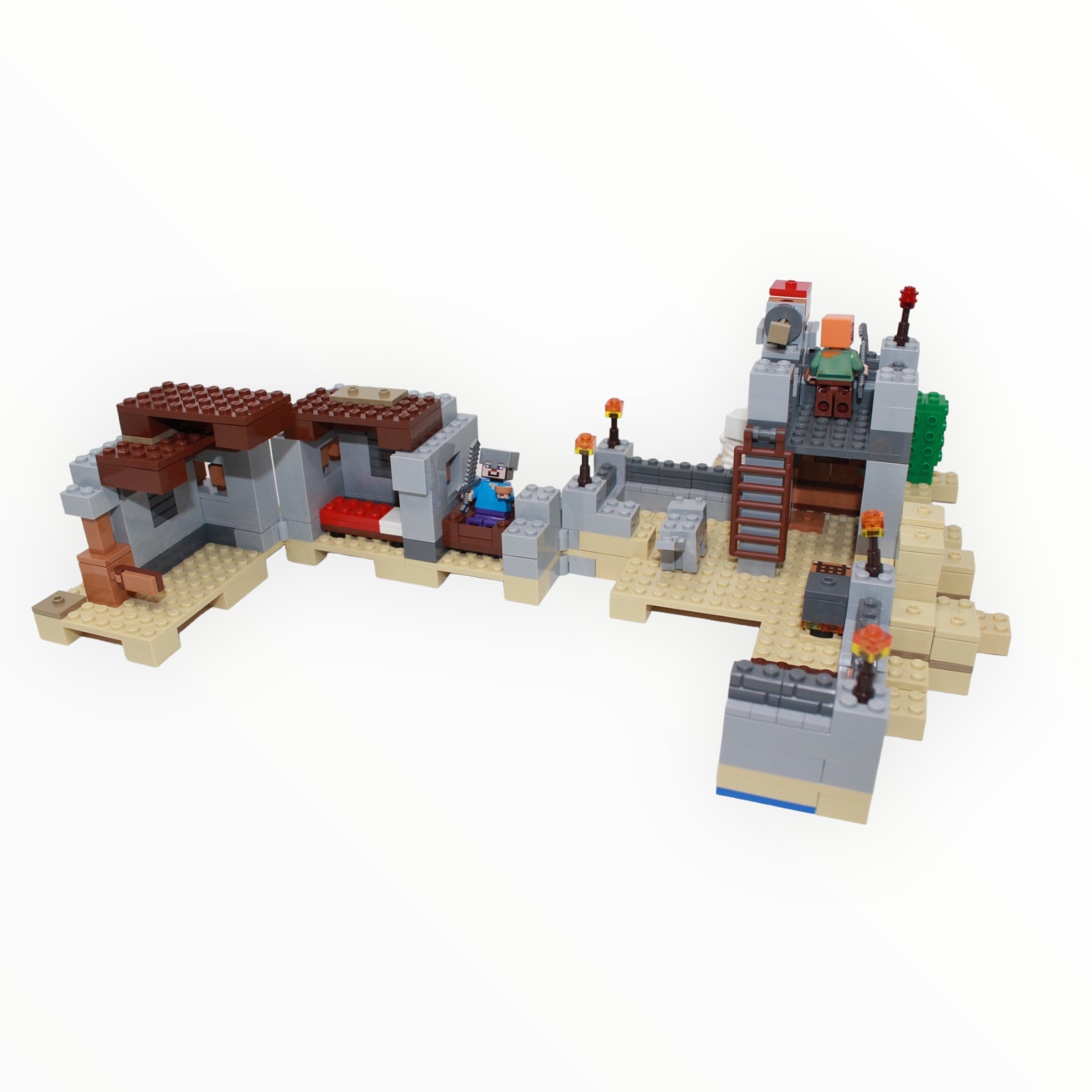 Used Set 21121 Minecraft The Desert Outpost