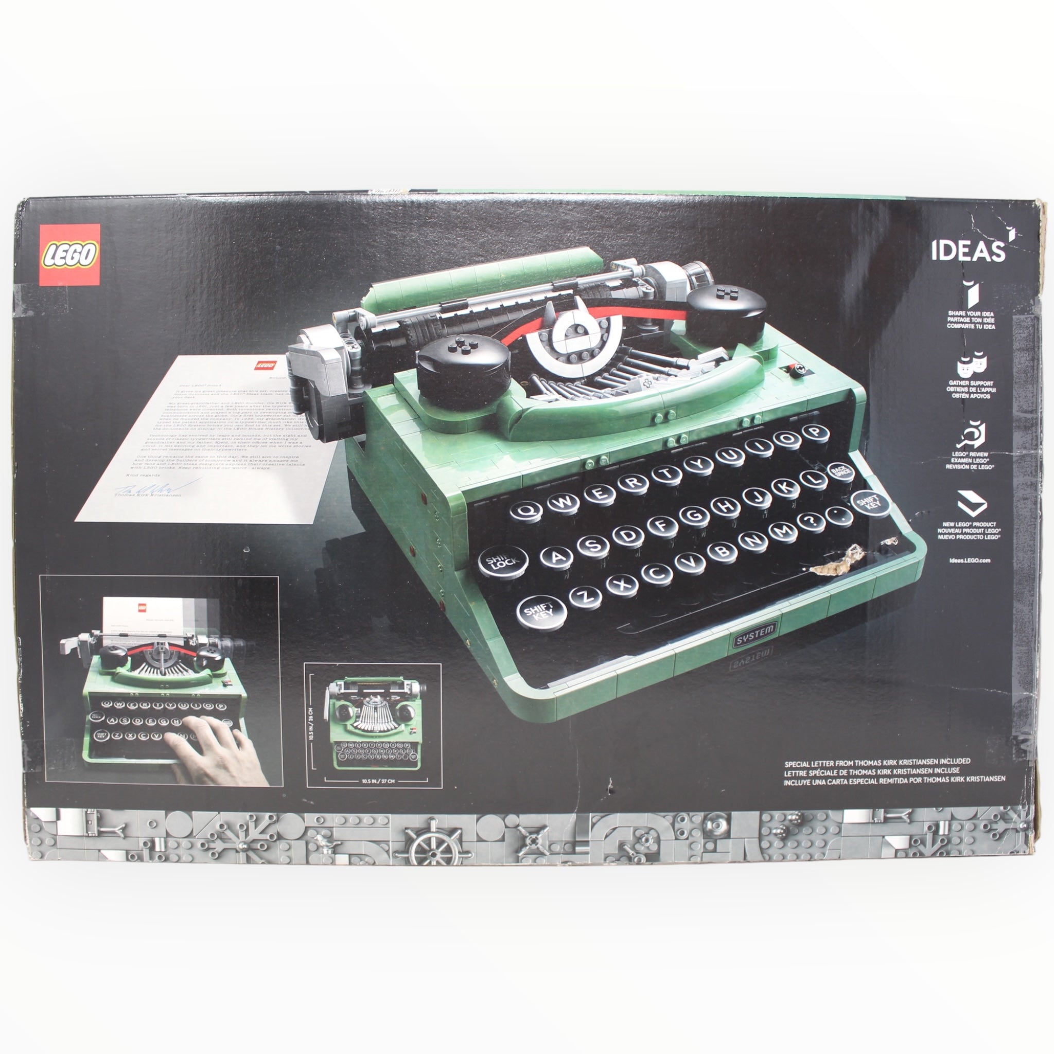 Certified Used Set 21327 LEGO Ideas Typewriter
