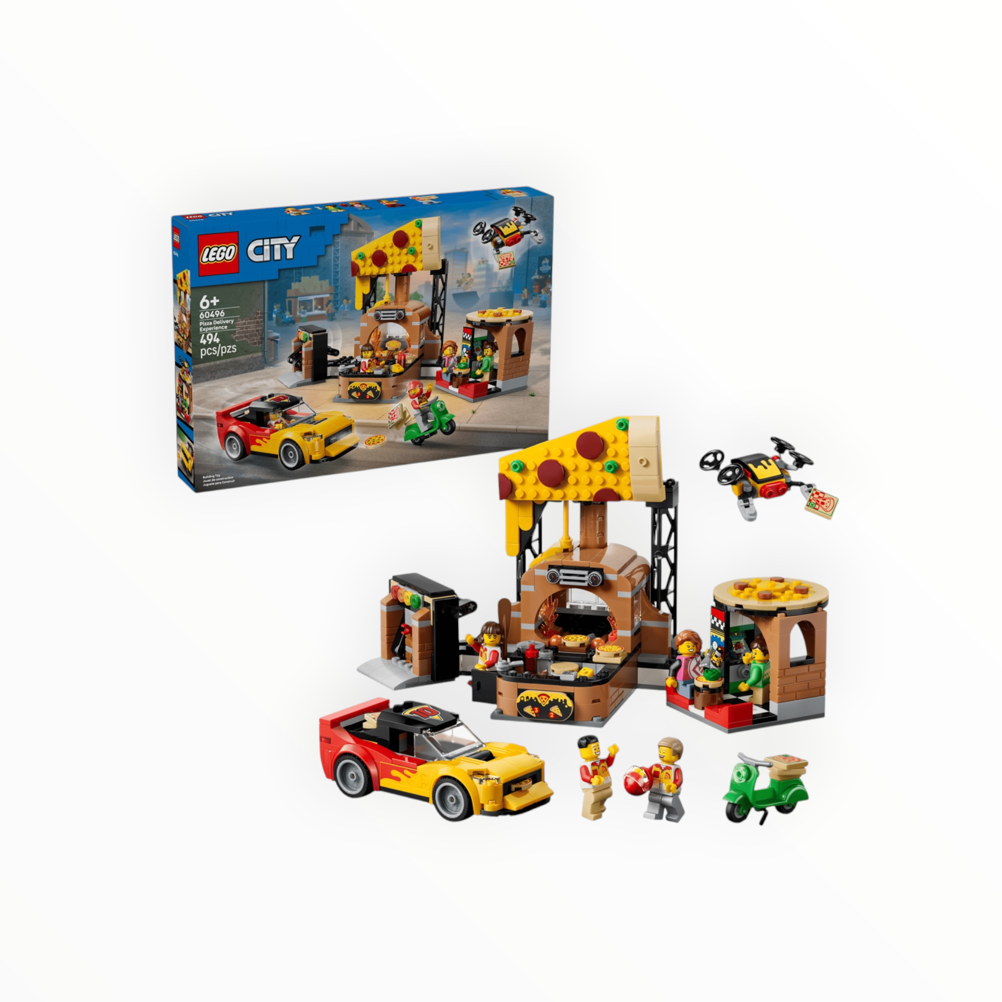 60496 City Pizza Delivery Experience with Vehicles