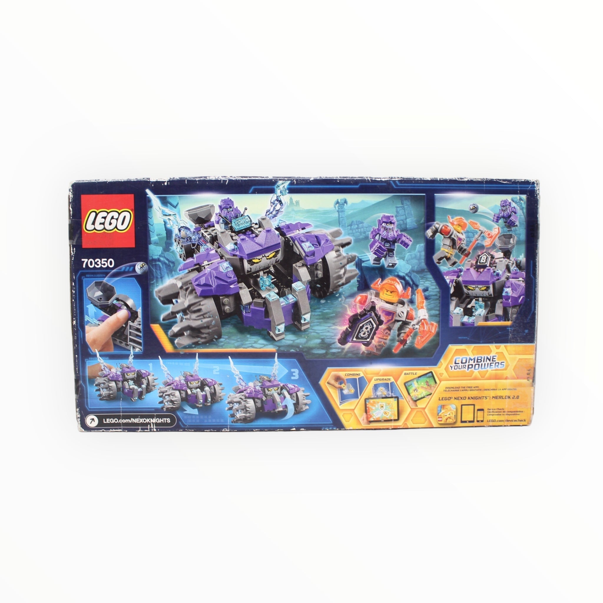 Certified Used Set 70350 Nexo Knights The Three Brothers