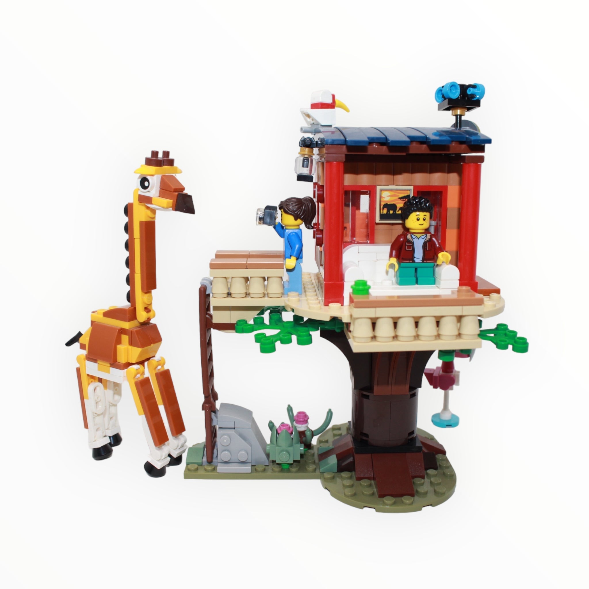 Used Set 31116 Creator Safari Wildlife Tree House