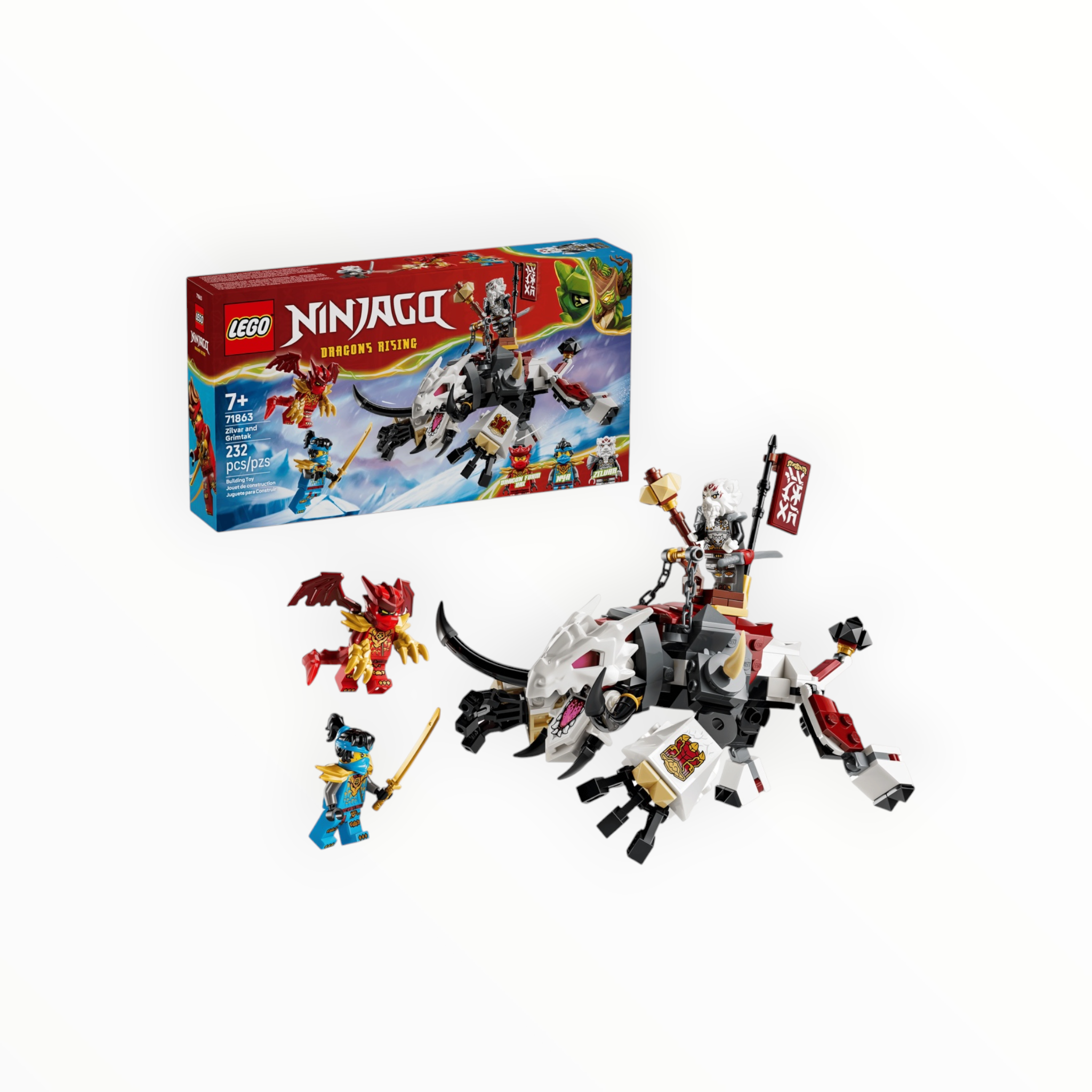 71863 Ninjago Zilvar and Grimtak the Dragon Beast