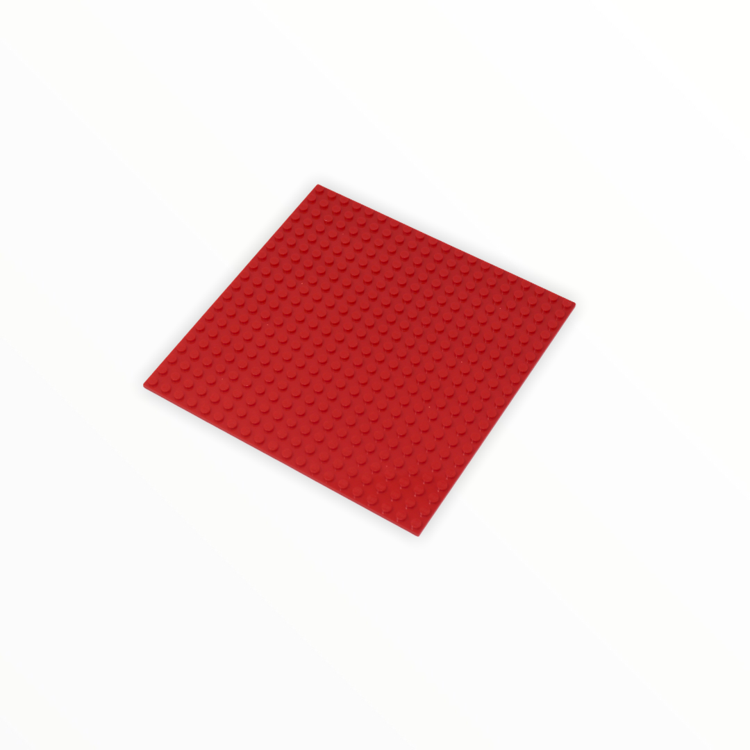 Red LEGO® Compatible Baseplates 6x6
