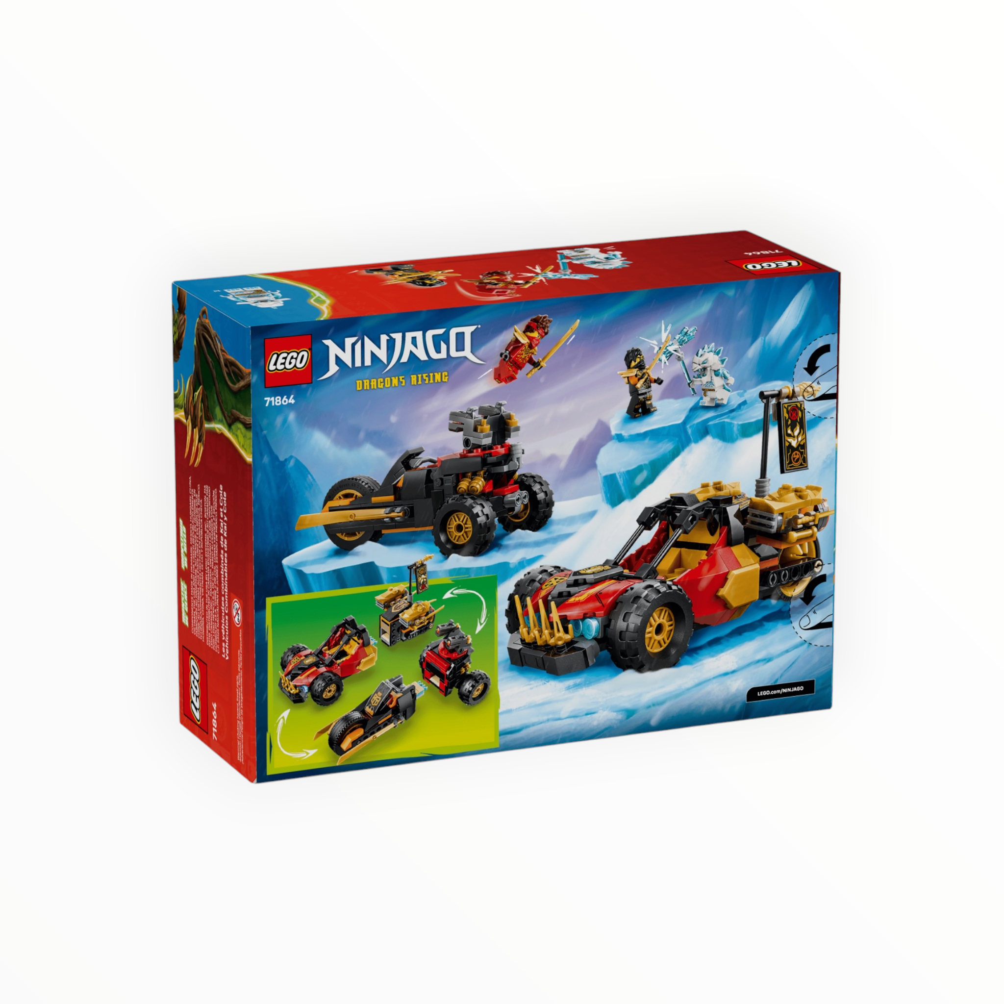71864 Ninjago Kai and Cole's Combiner Vehicles