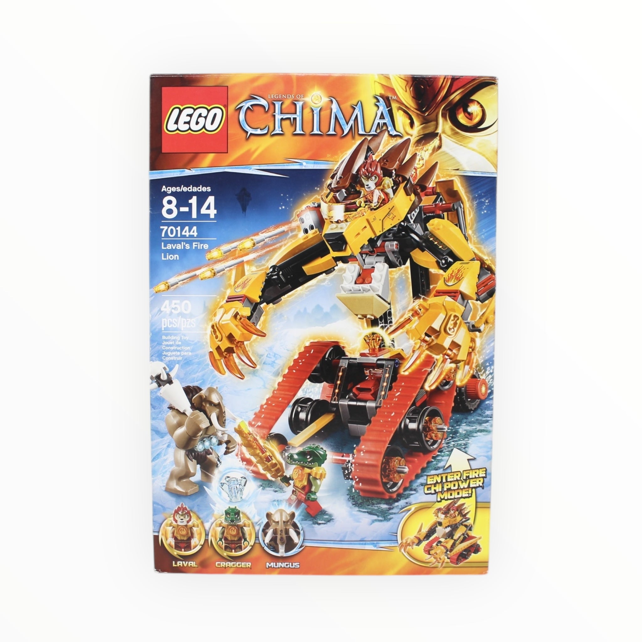 Certified Used Set 70144 Chima Laval’s Fire Lion (bag 2 sealed)