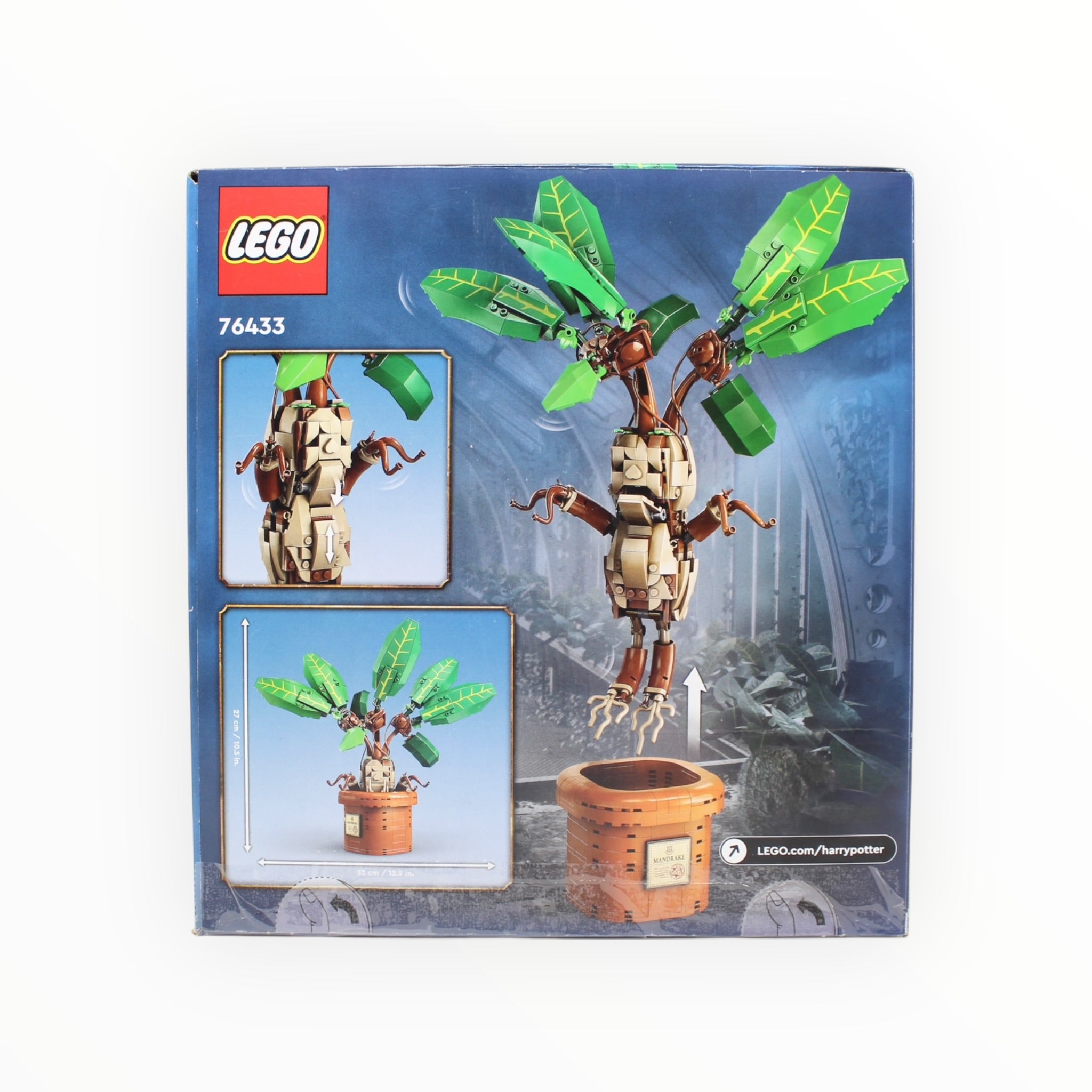 Certified Used Set 76433 Harry Potter Mandrake (bags 4 and 5 sealed)