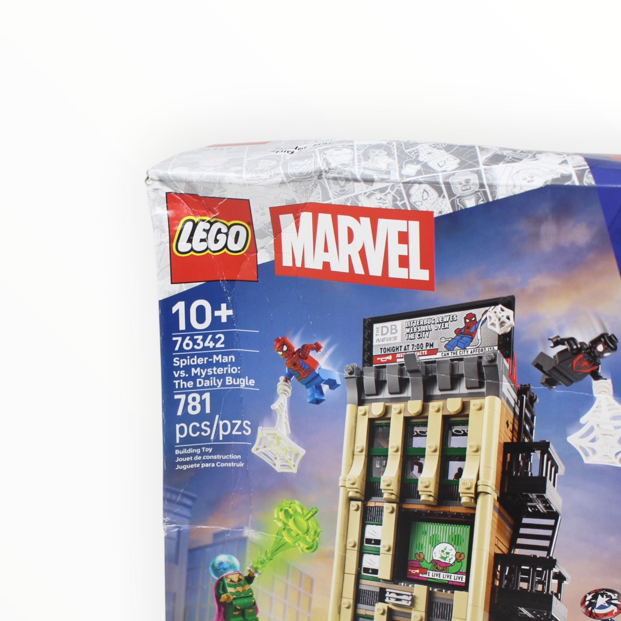 76342 Marvel Spider-Man vs. Mysterio: The Daily Bugle (damaged box)