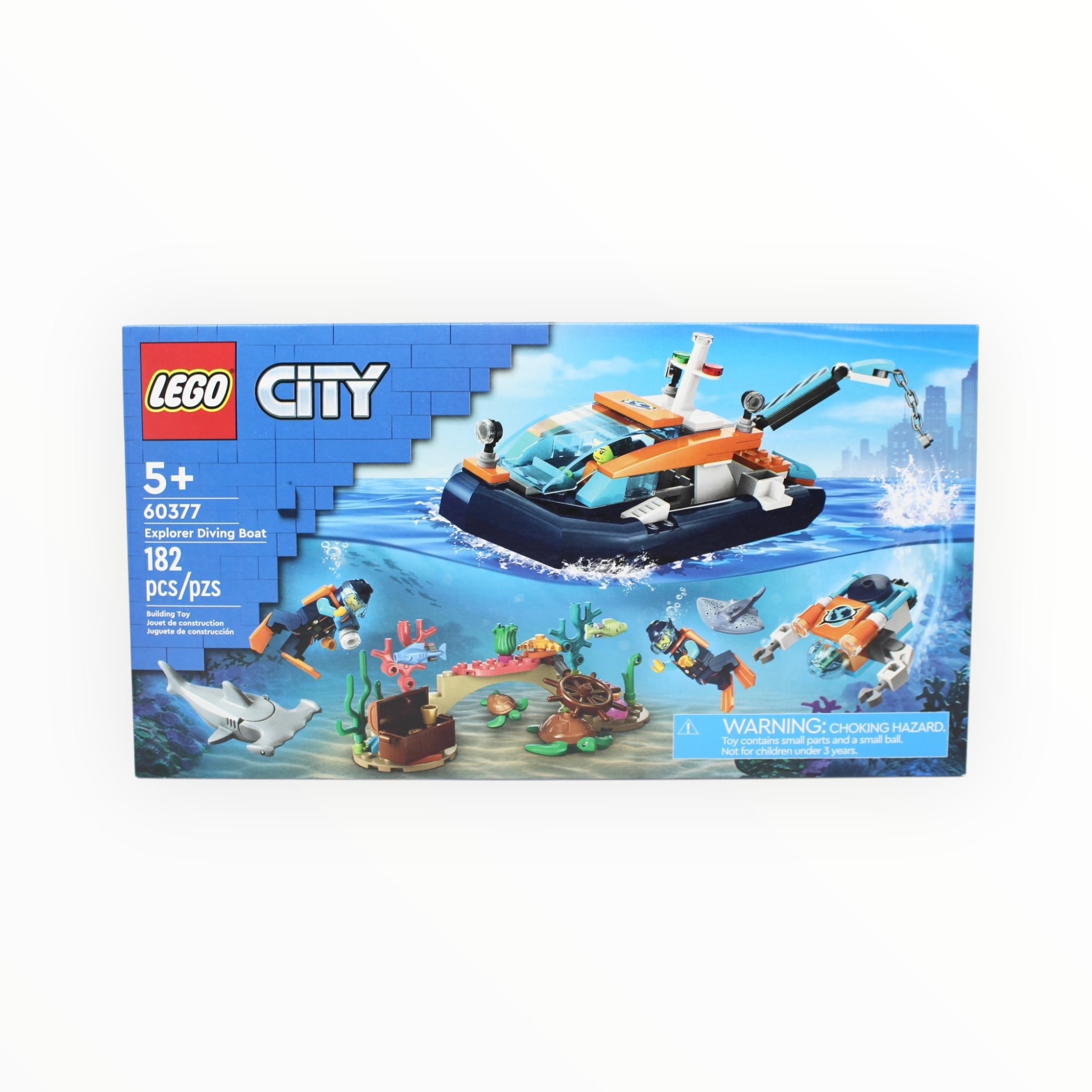 Retired Set 60377 City Explorer Diving Boat