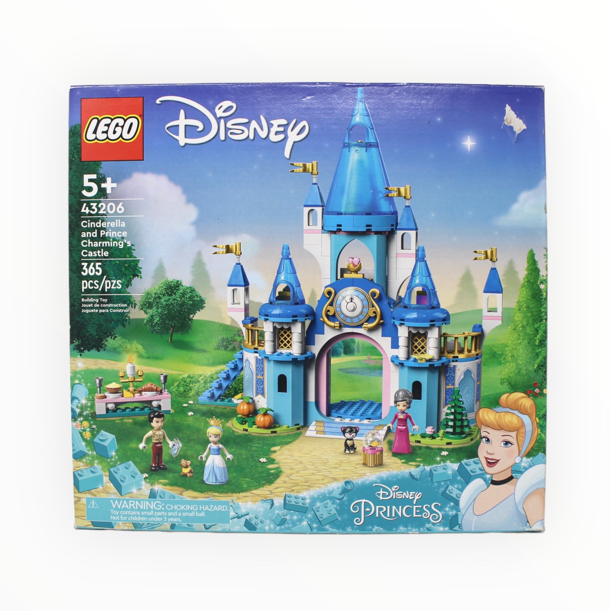 Certified Used Set 43206 Disney Cinderella and Prince Charming’s Castle