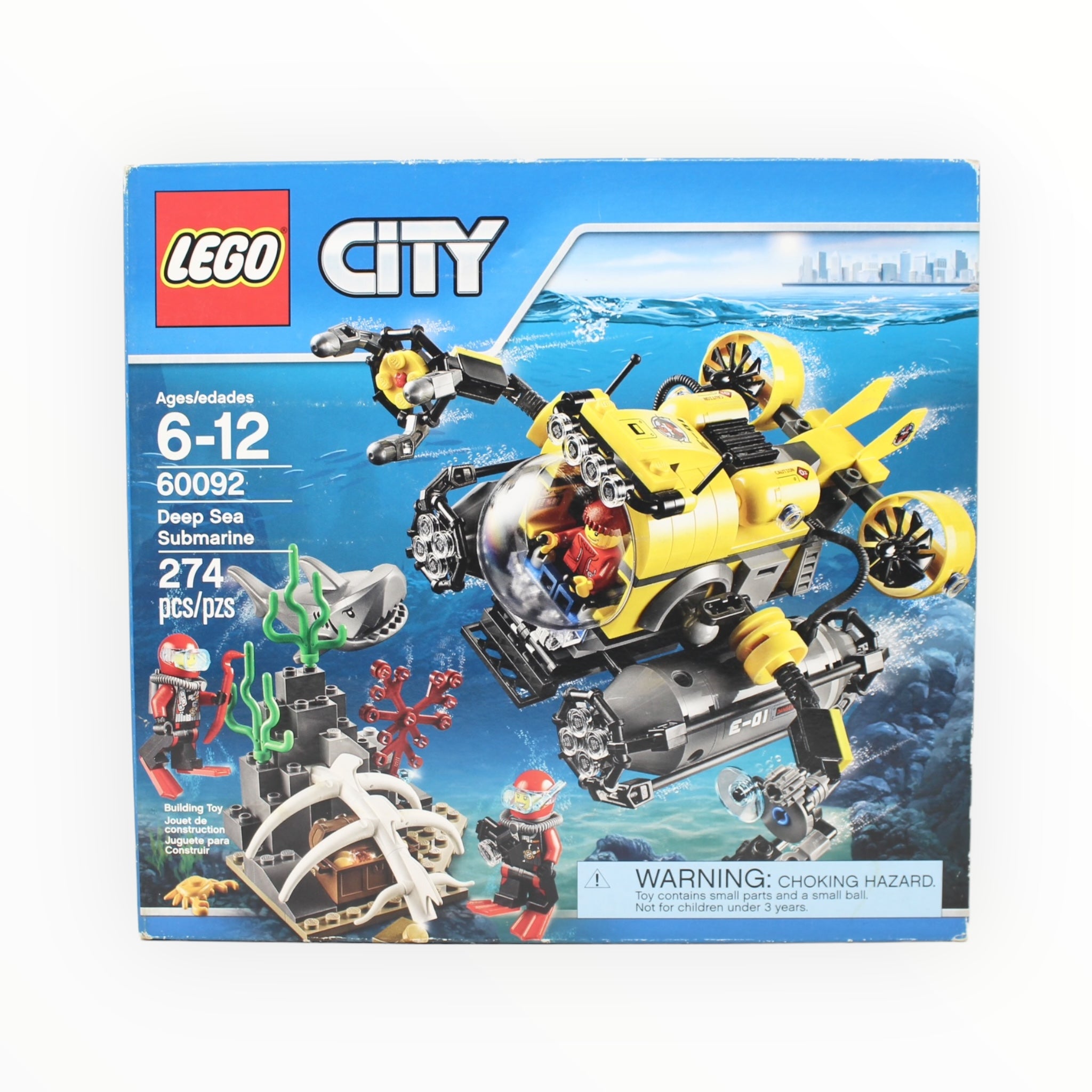 Retired Set 60092 City Deep Sea Submarine