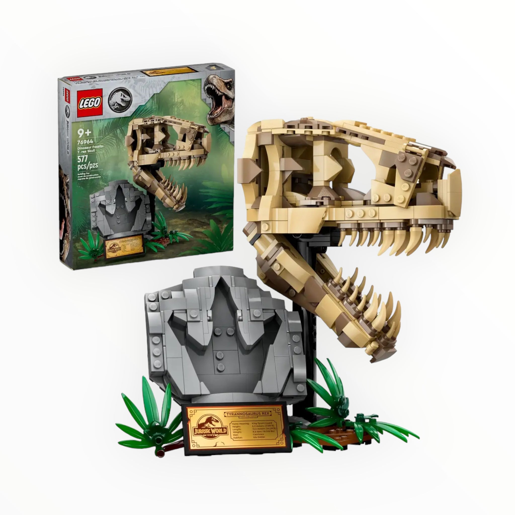 76964 Jurassic World Dinosaur Fossils: T. rex Skull