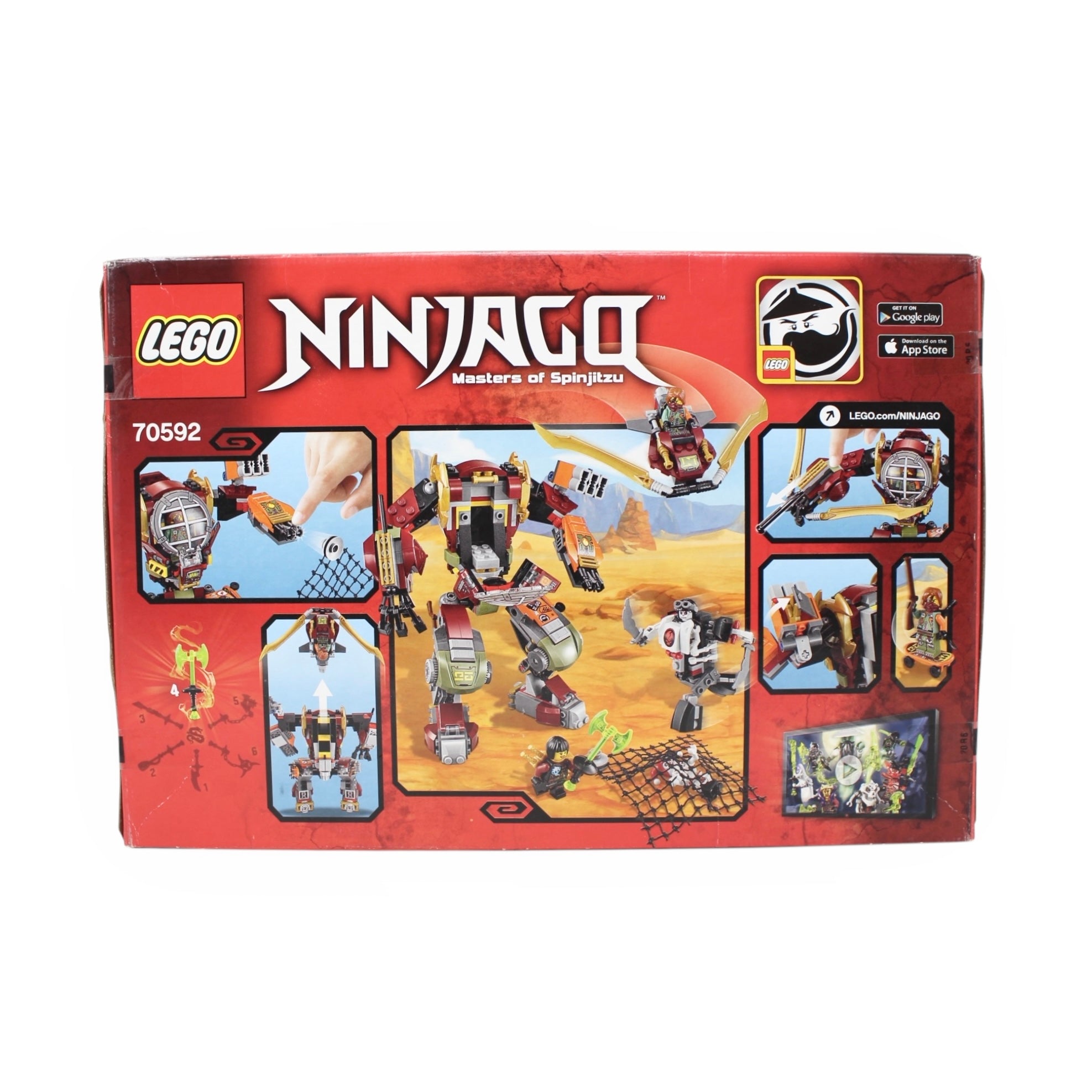 Certified Used Set 70592 Ninjago Salvage M.E.C. (open box, sealed bags)