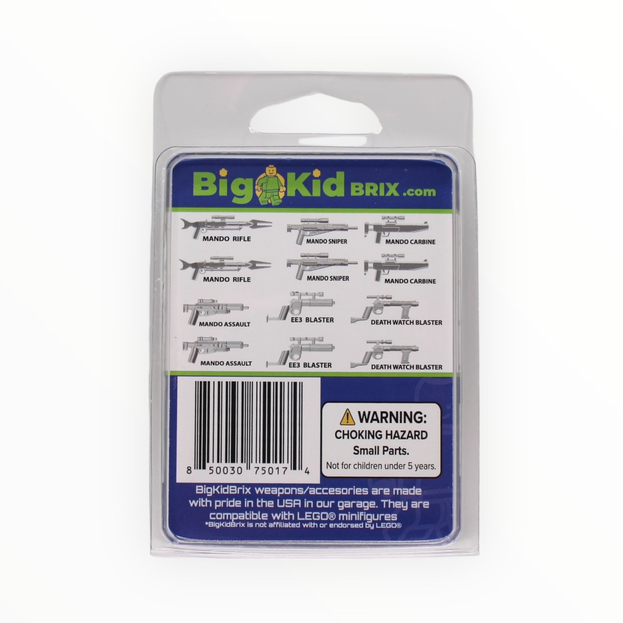 BigKidBrix Mando Rifles - Metallic