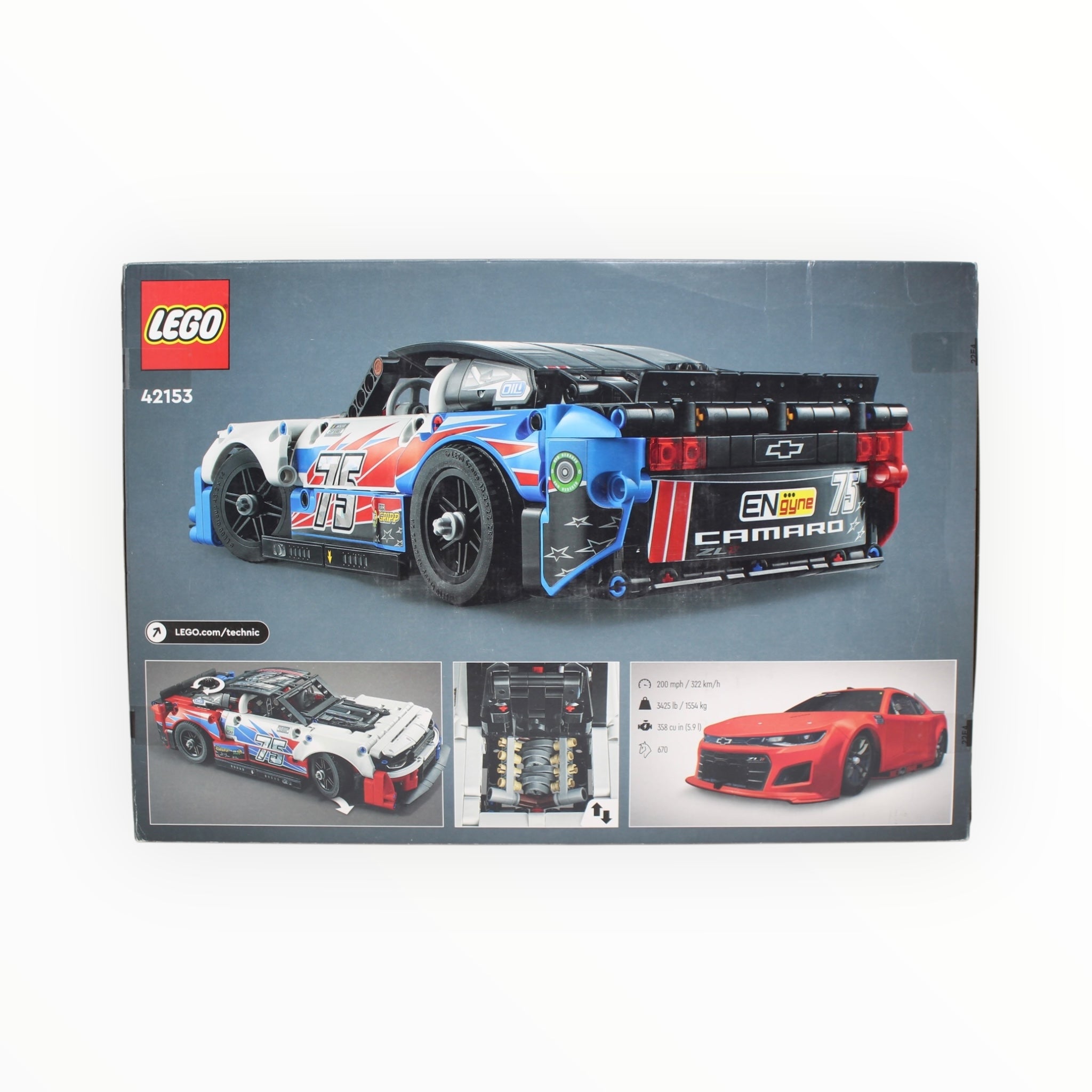 Retired Set 42153 Technic NASCAR Next Gen Chevrolet Camaro