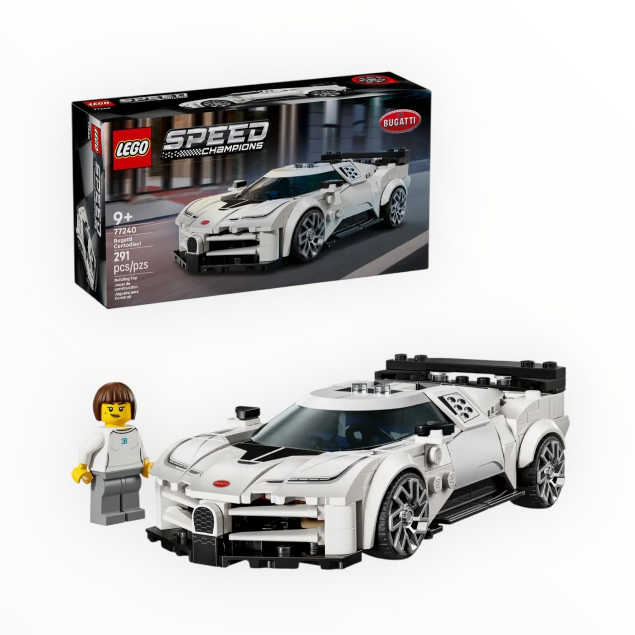77240 Speed Champions Bugatti Centodieci Hyper Sports Car
