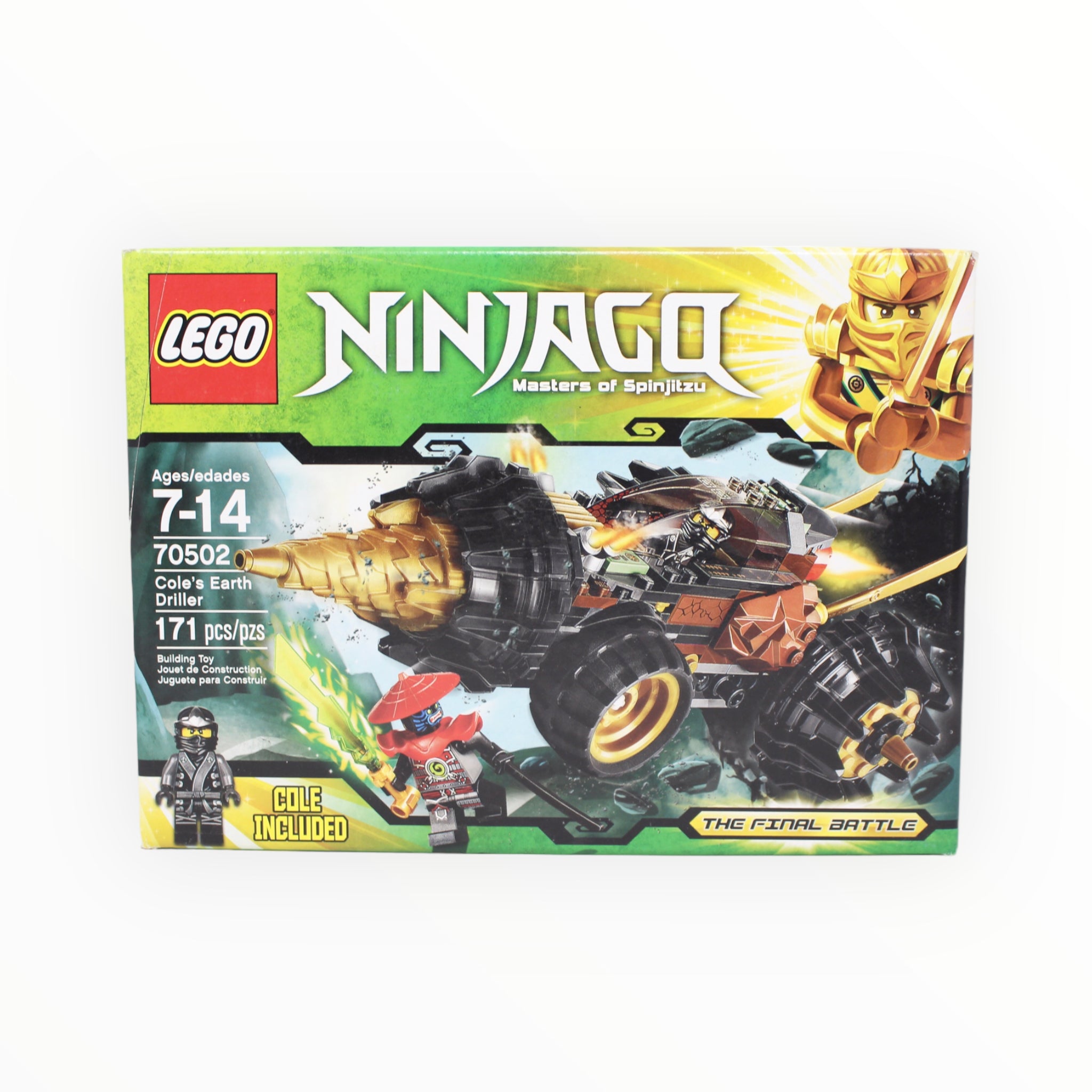 Retired Set 70502 Ninjago Cole’s Earth Driller