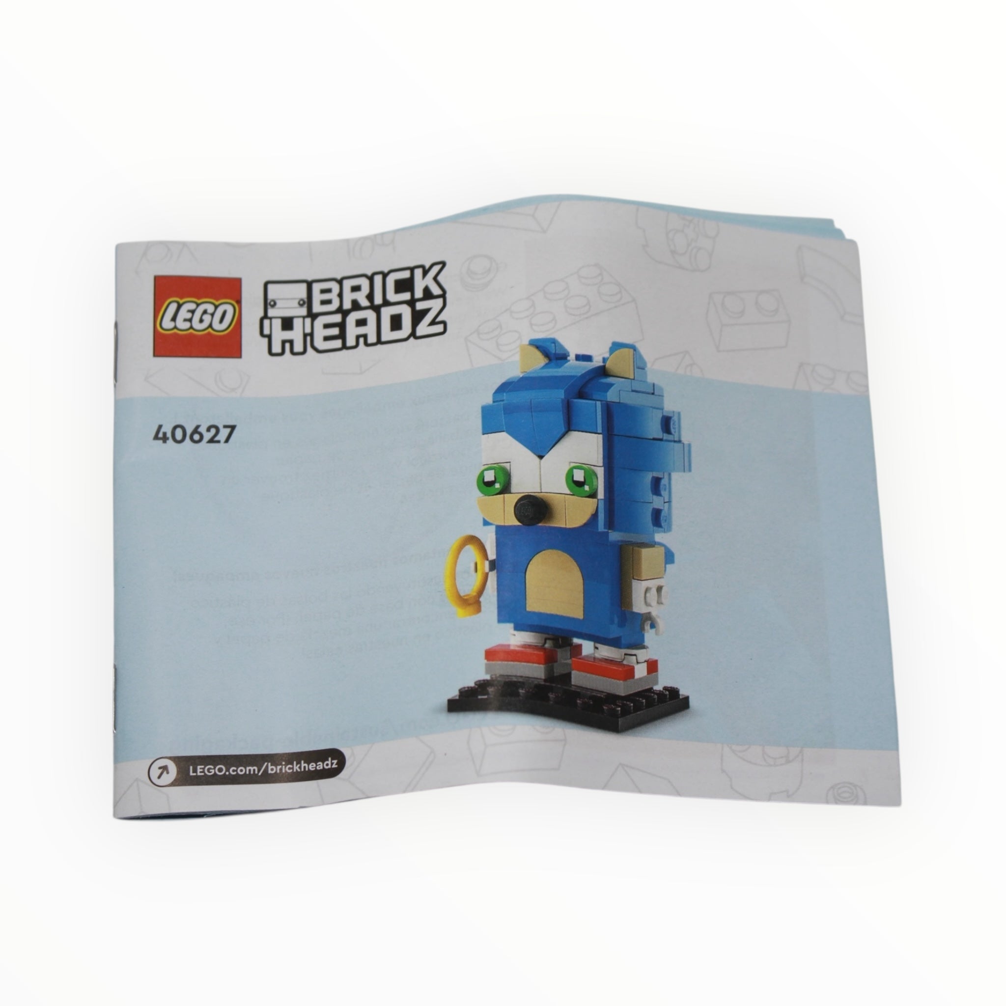 Used Set 40627 BrickHeadz Sonic the Hedgehog