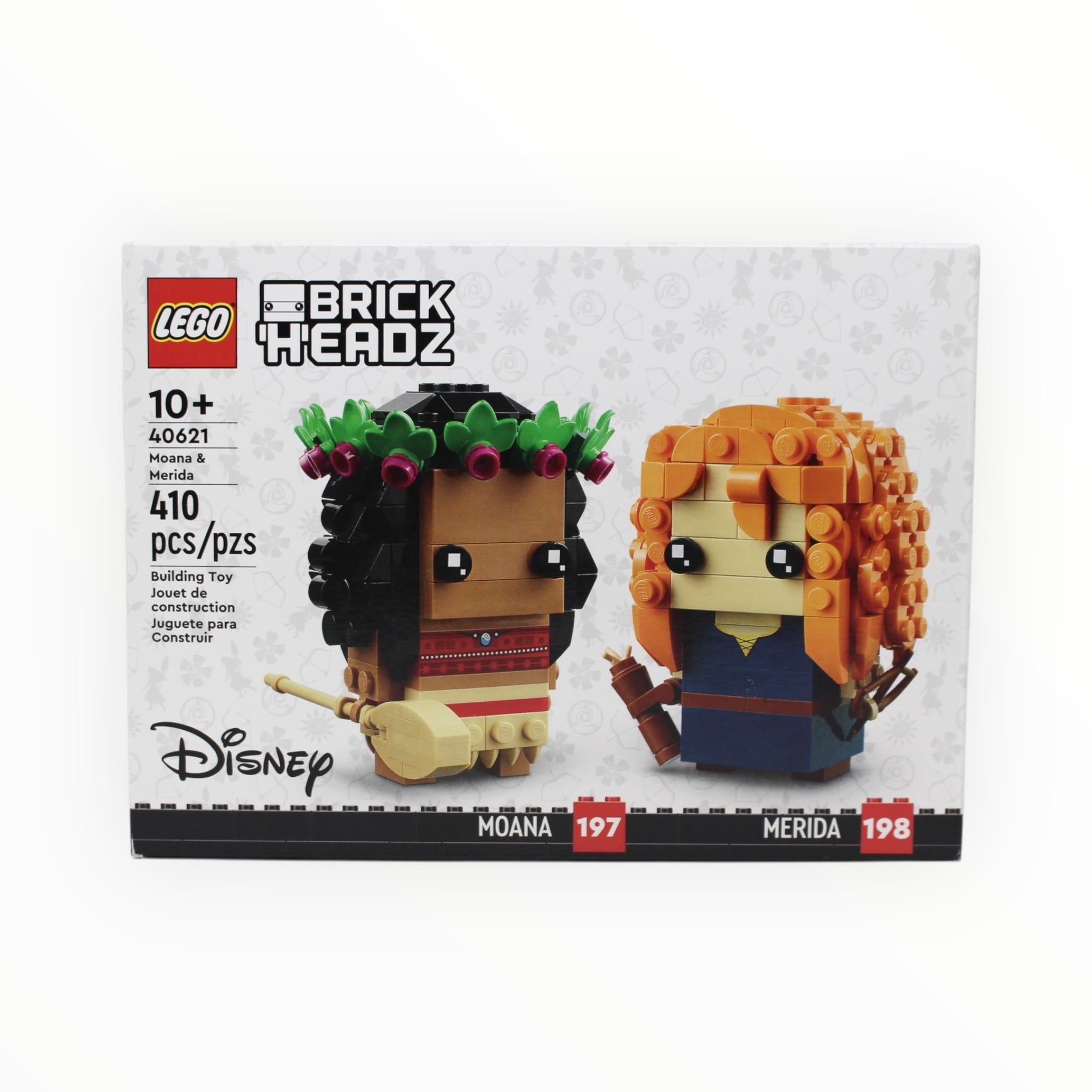 Retired Set 40621 Disney BrickHeadz Moana & Merida