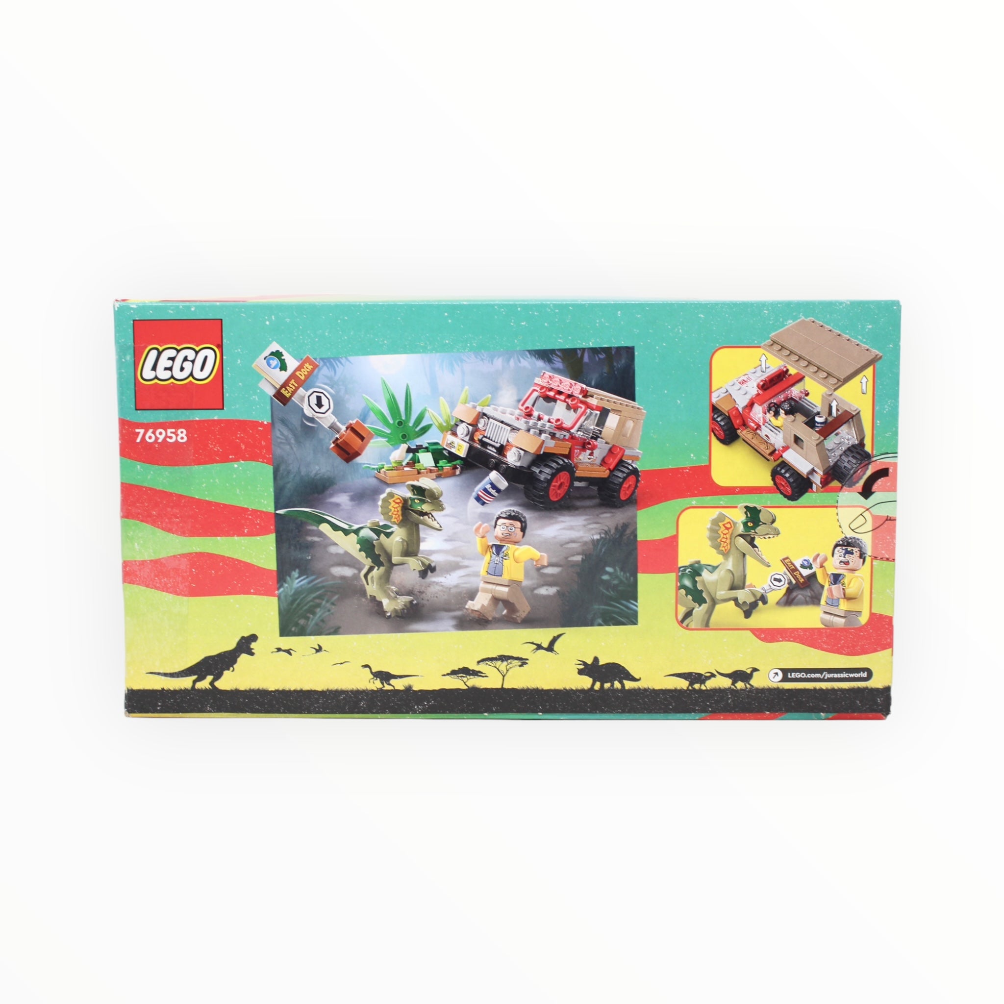 Certified Used Set 76958 Jurassic Park Dilophosaurus Ambush