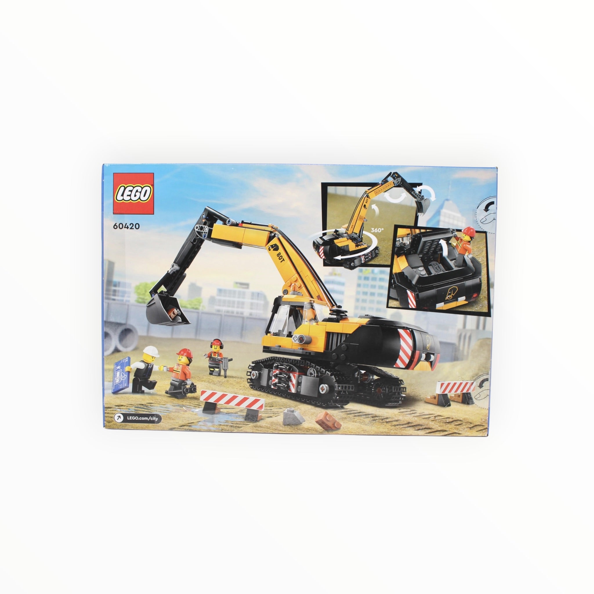 Certified Used Set 60420 City Construction Excavator