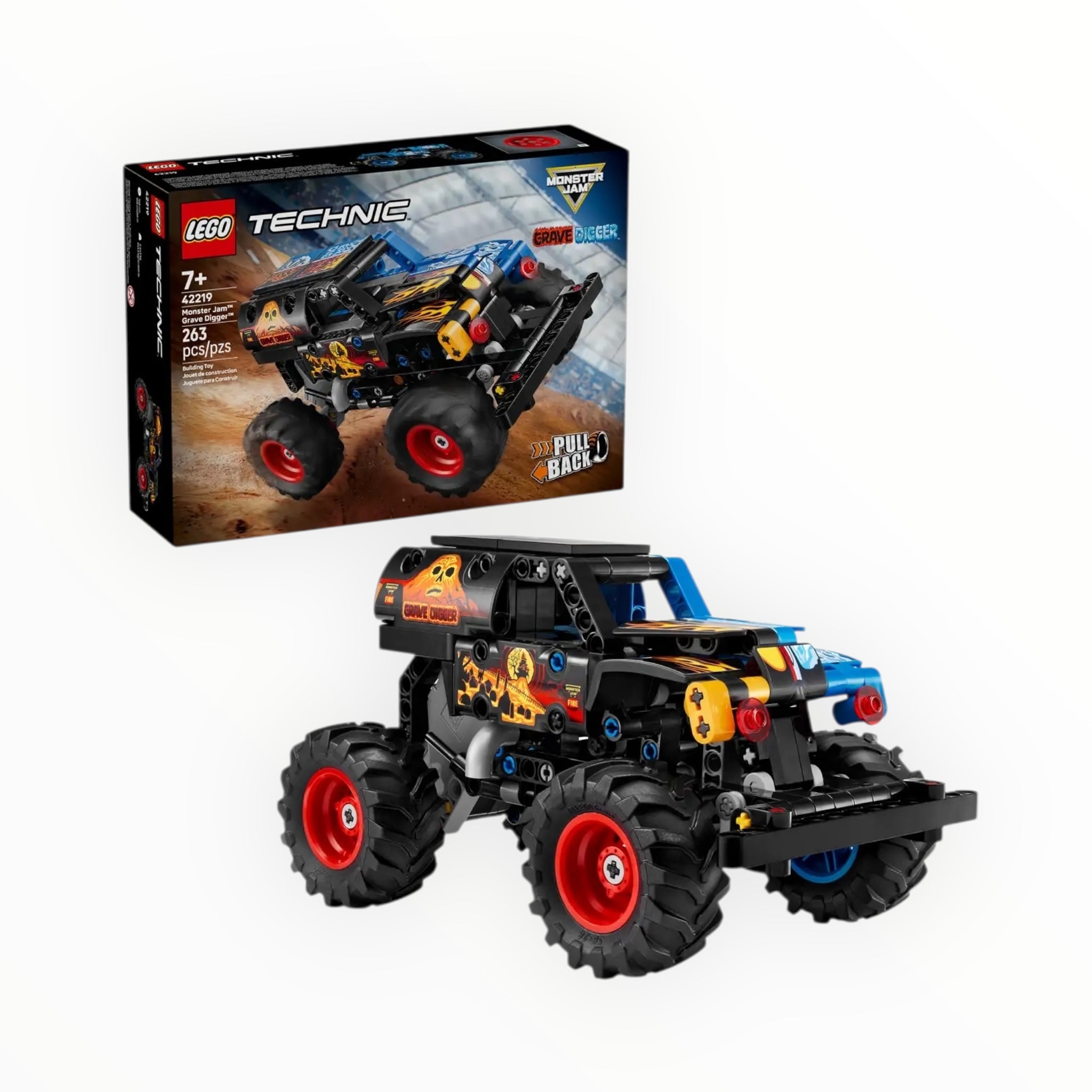 42219 Technic Monster Jam Grave Digger Fire and Ice