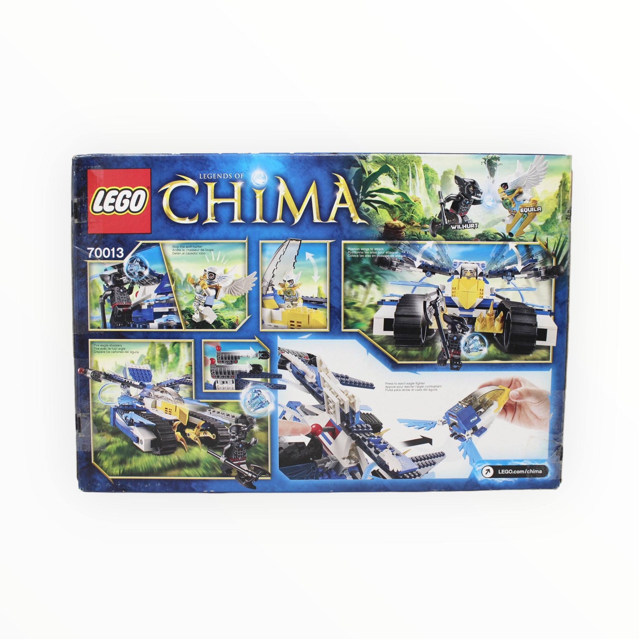 Certified Used Set 70013 Chima Equila’s Ultra Striker (open box, sealed bags)