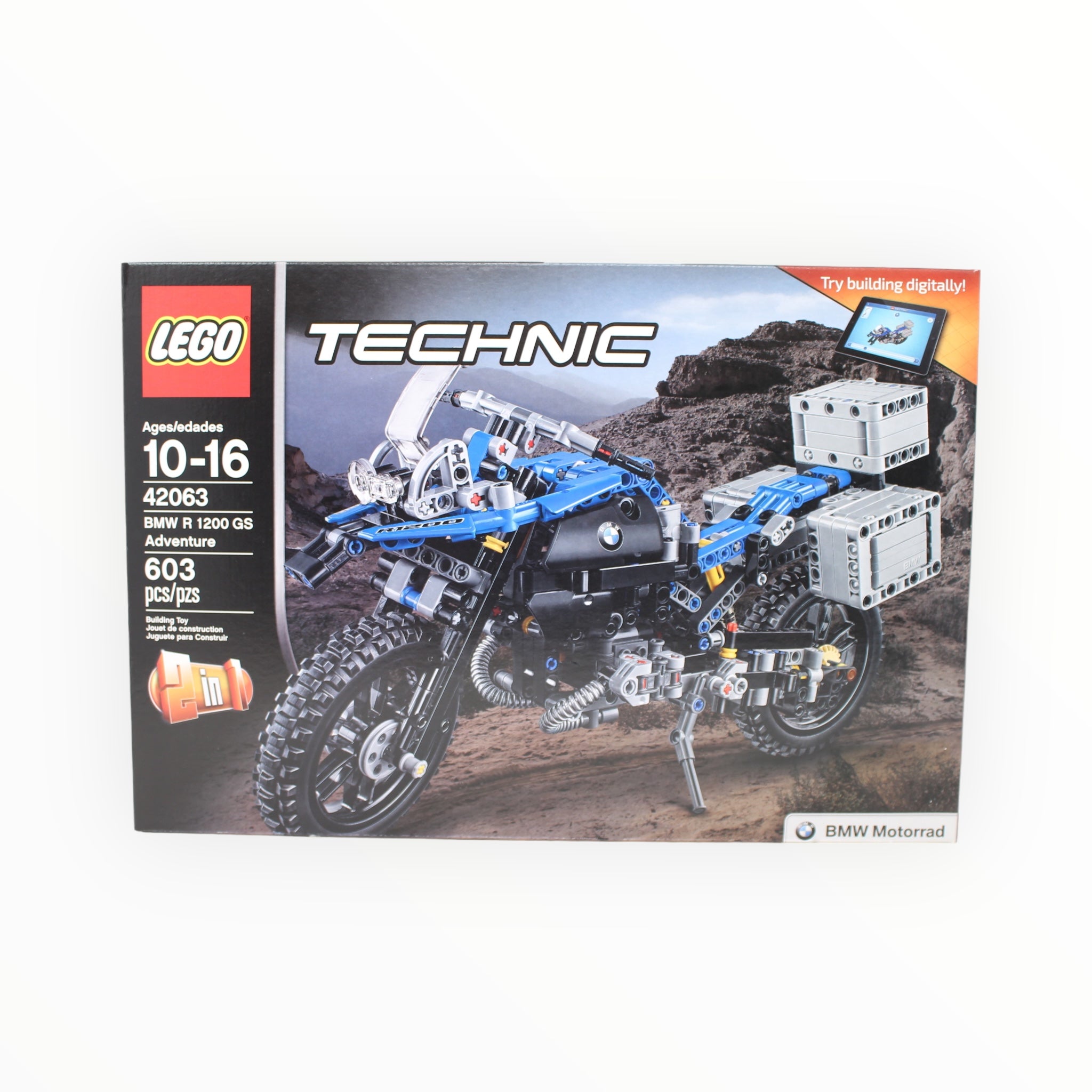 Retired Set 42063 Technic BMW R 1200 GS Adventure