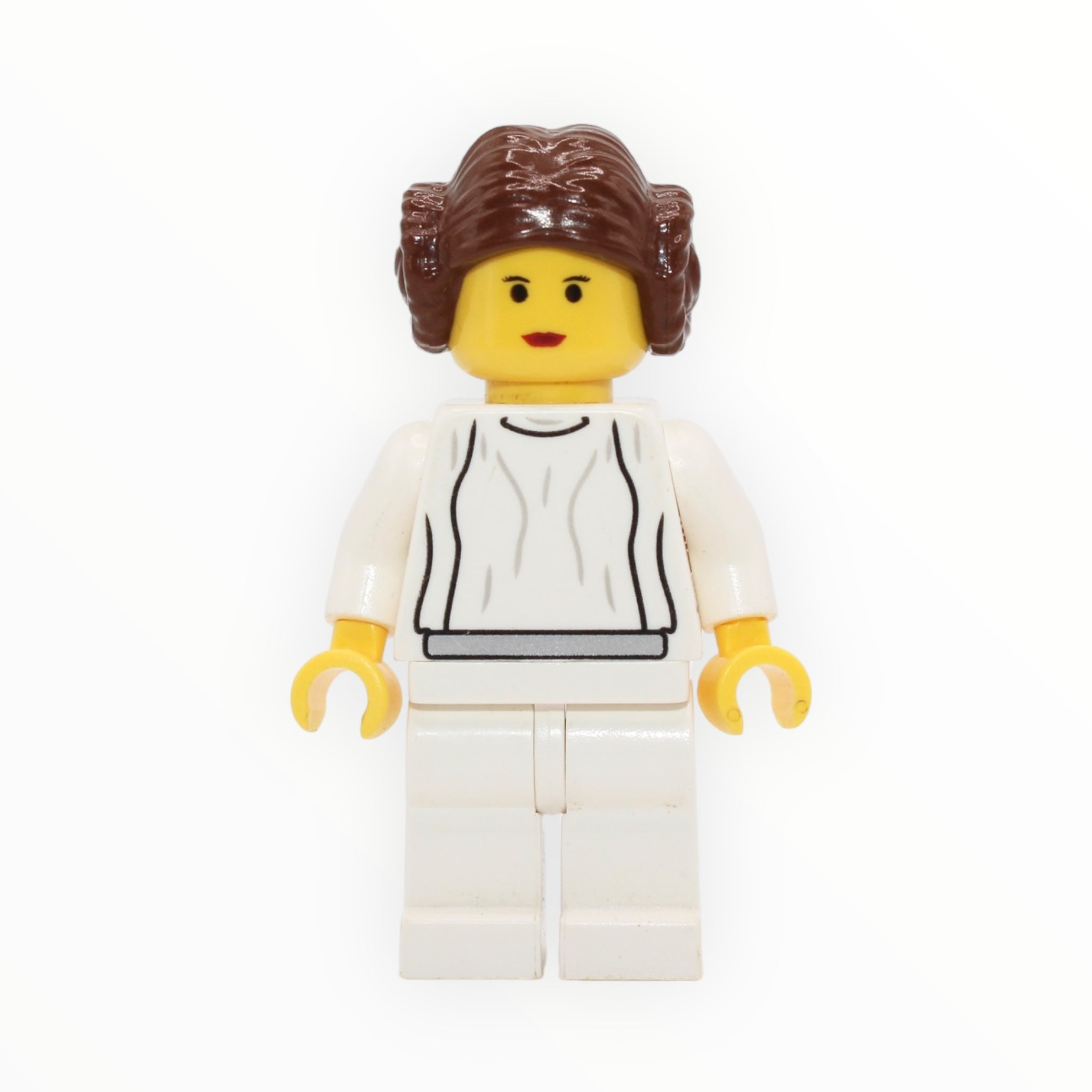Princess Leia Organa (yellow skin, brown hair, light gray folds pattern, 2000)