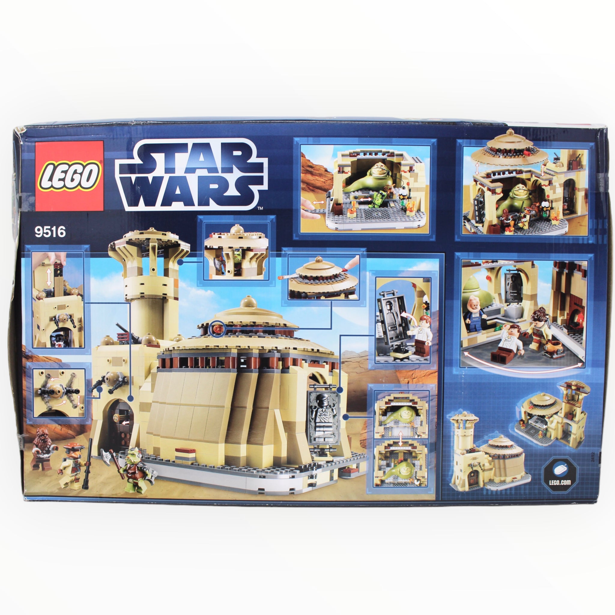 Retired Set 9516 Star Wars Jabba’s Palace (damaged box)